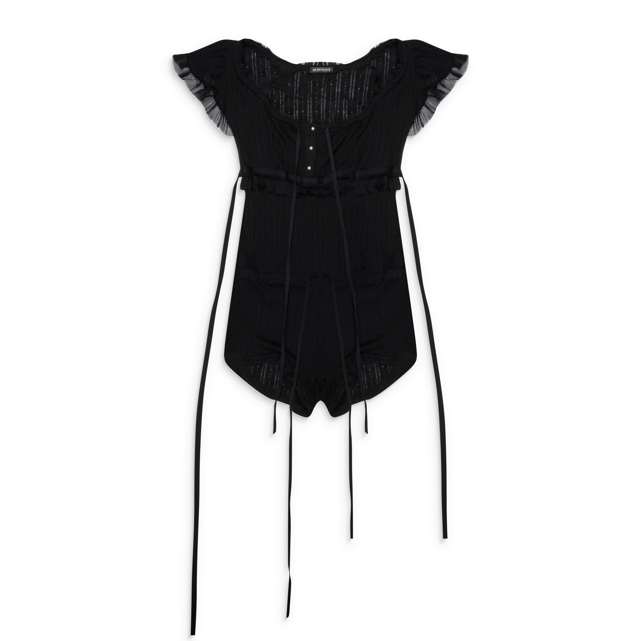 Ann Demeulemeester Eila Slim Fit Romper Black
