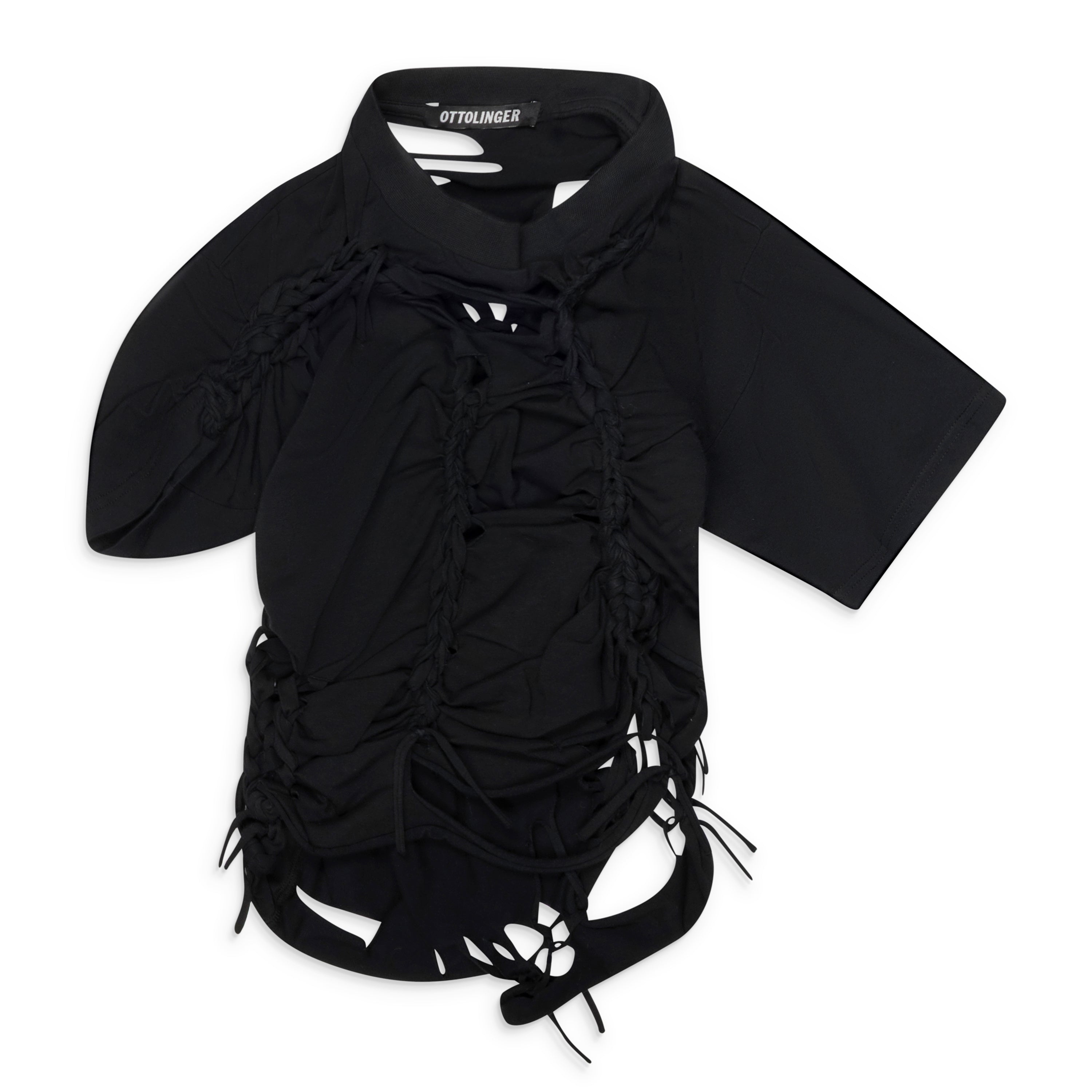 Ottolinger Braided T-Shirt Black