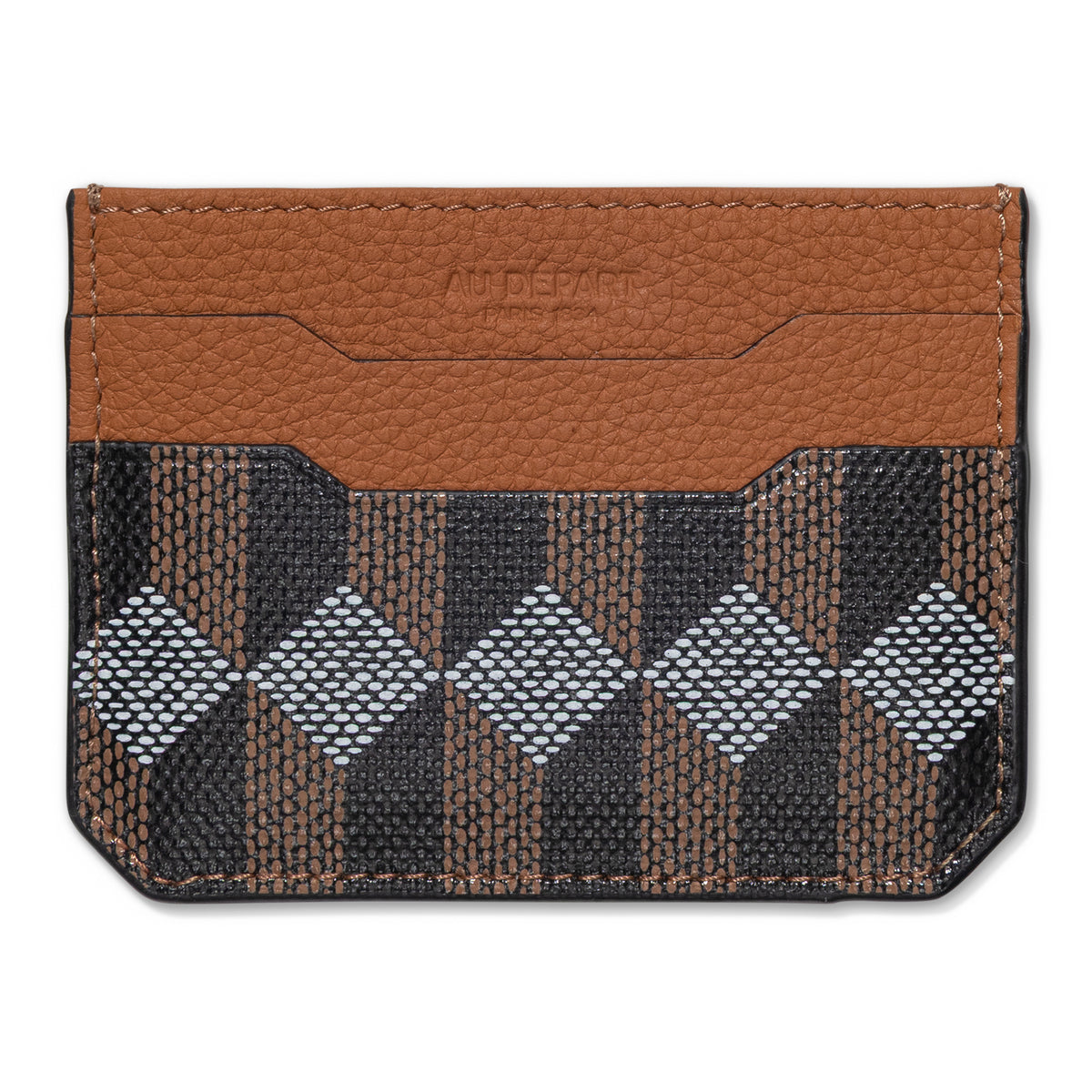 Au Depart Card Holder Cognac / Noir