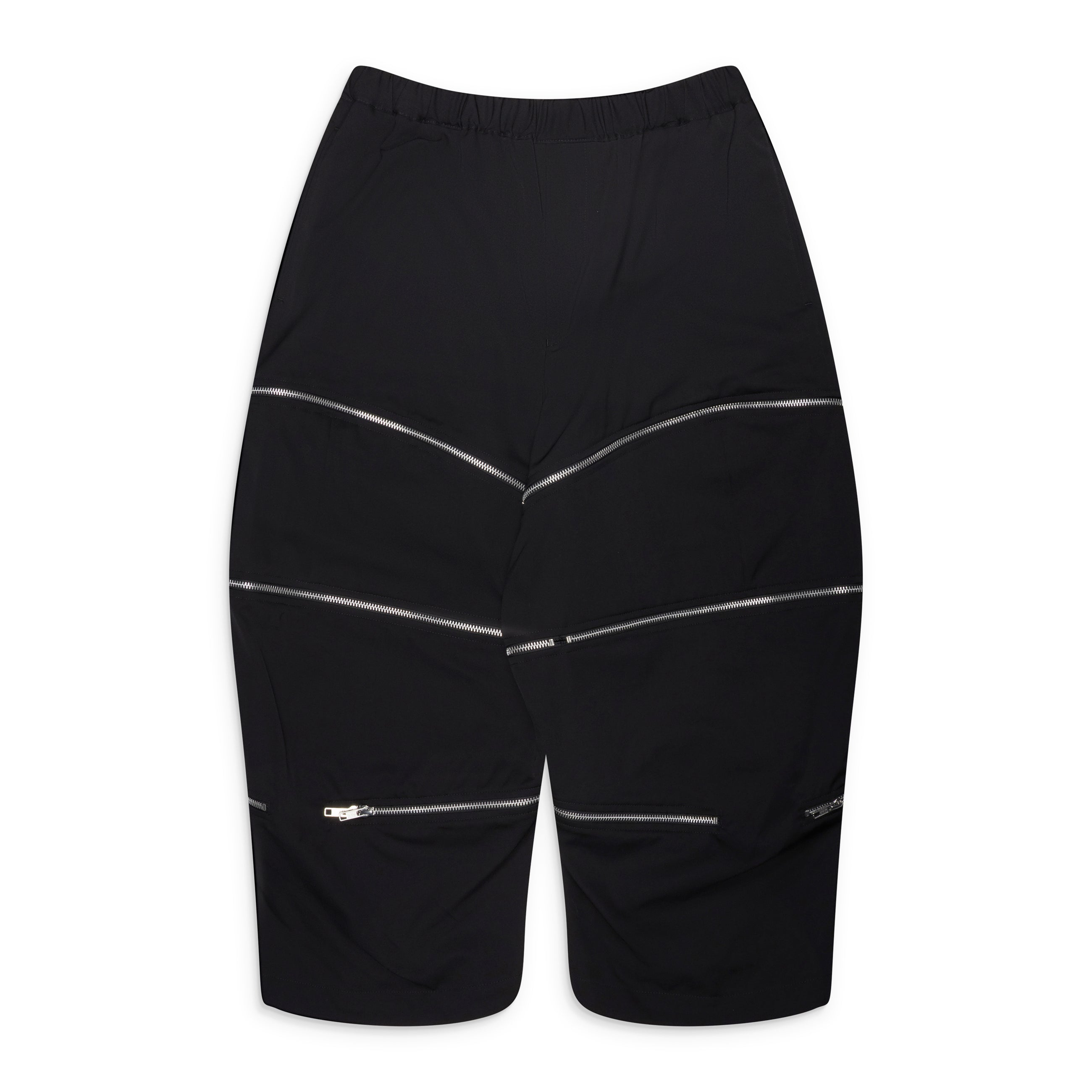 Comme Des Garcons Black Black Drawstring Zip Trousers