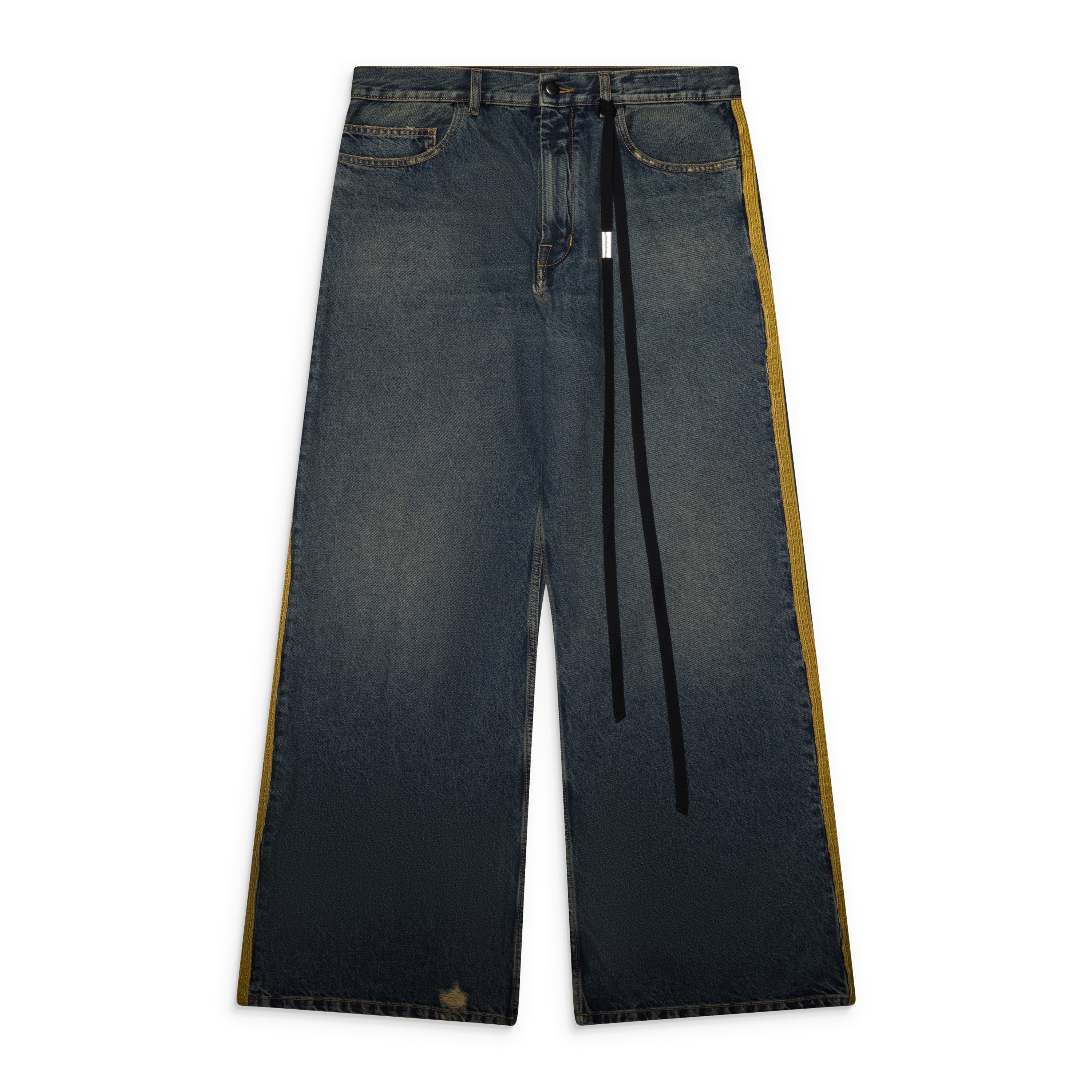 Ann Demeulemeester Flared Trousers Blue