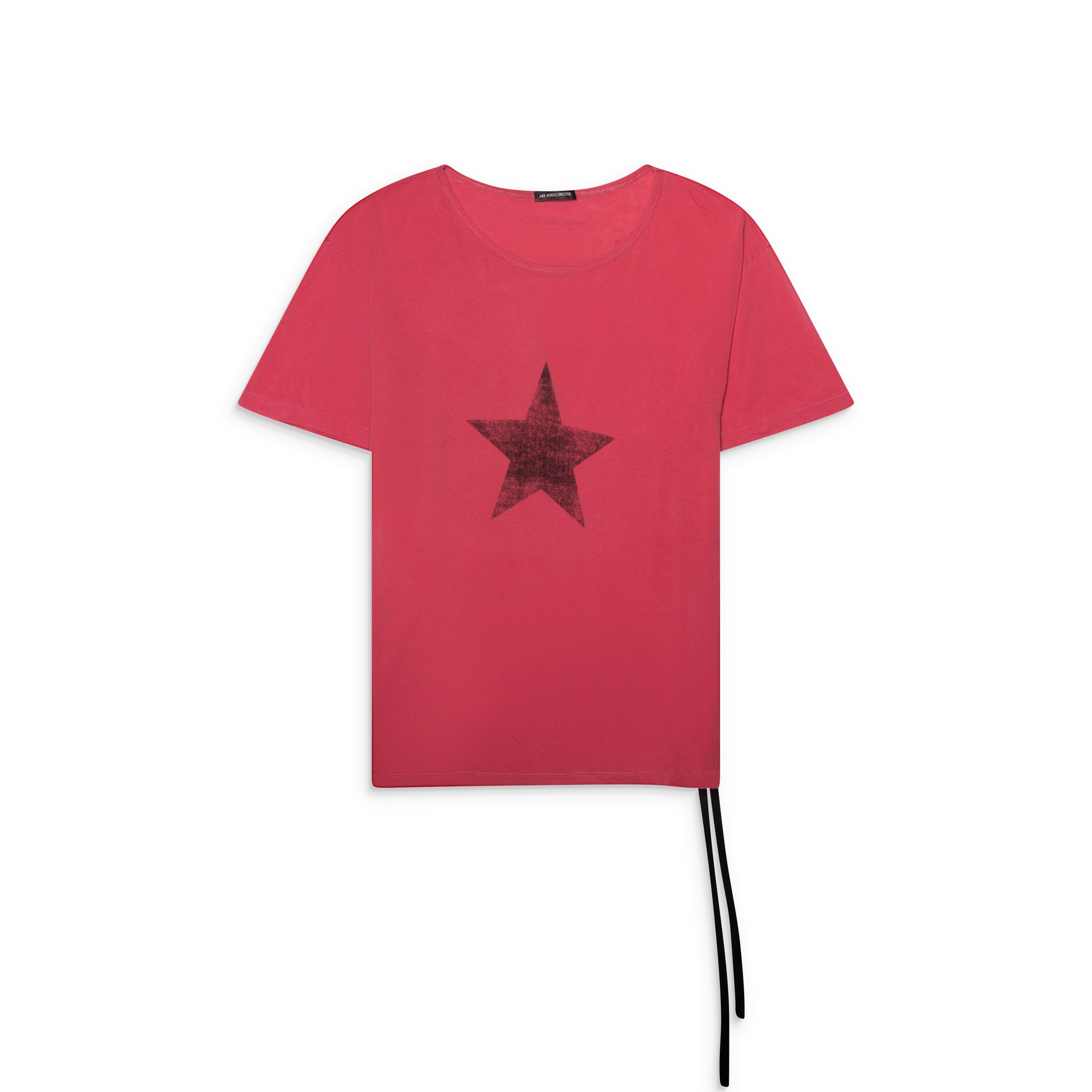Ann Demeulemeester Idar Cropped T-shirt Red