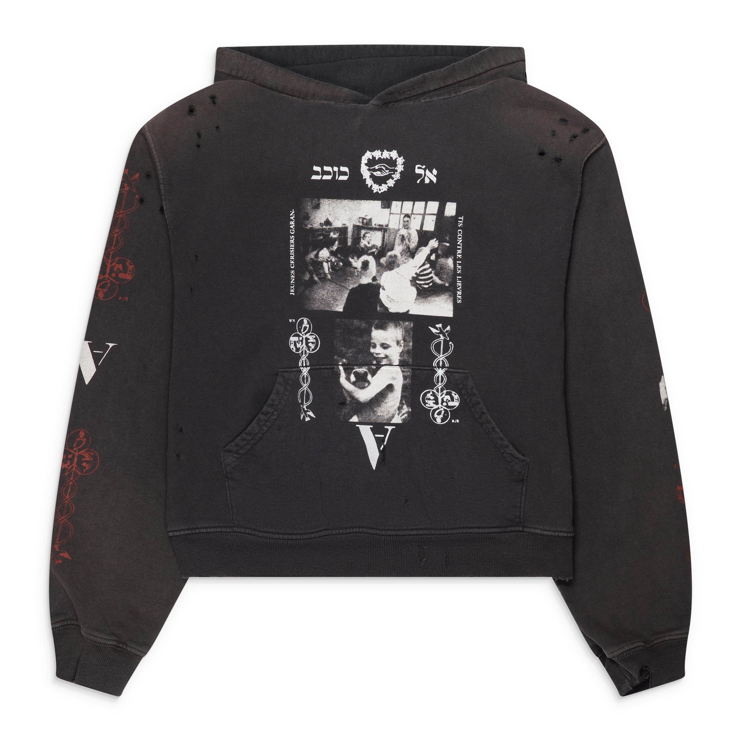 Enfants Riches Deprimes Cherry WomenÕS Petite Hoodie Black