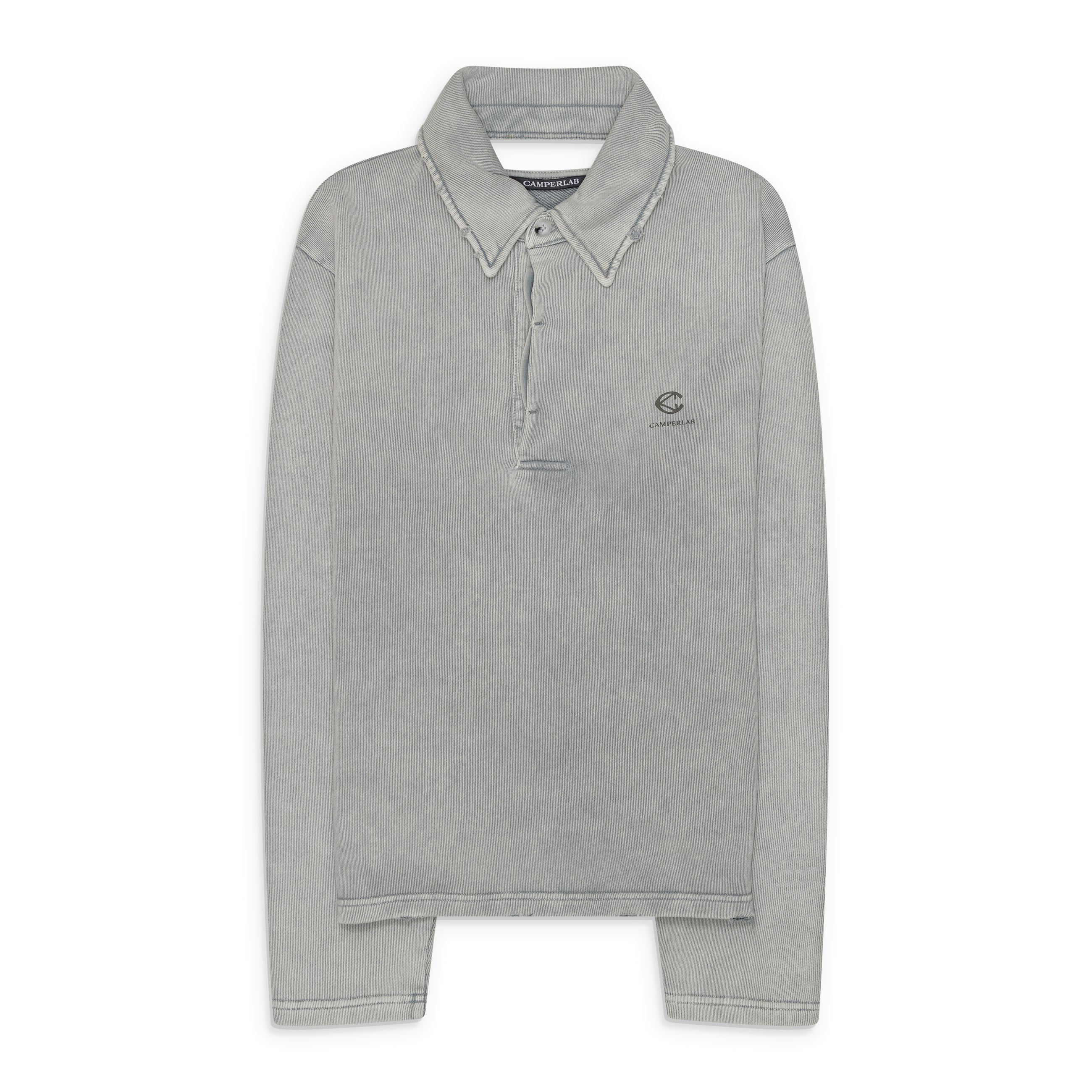 Camper Lab Logo Polo Sweatshirt Grey