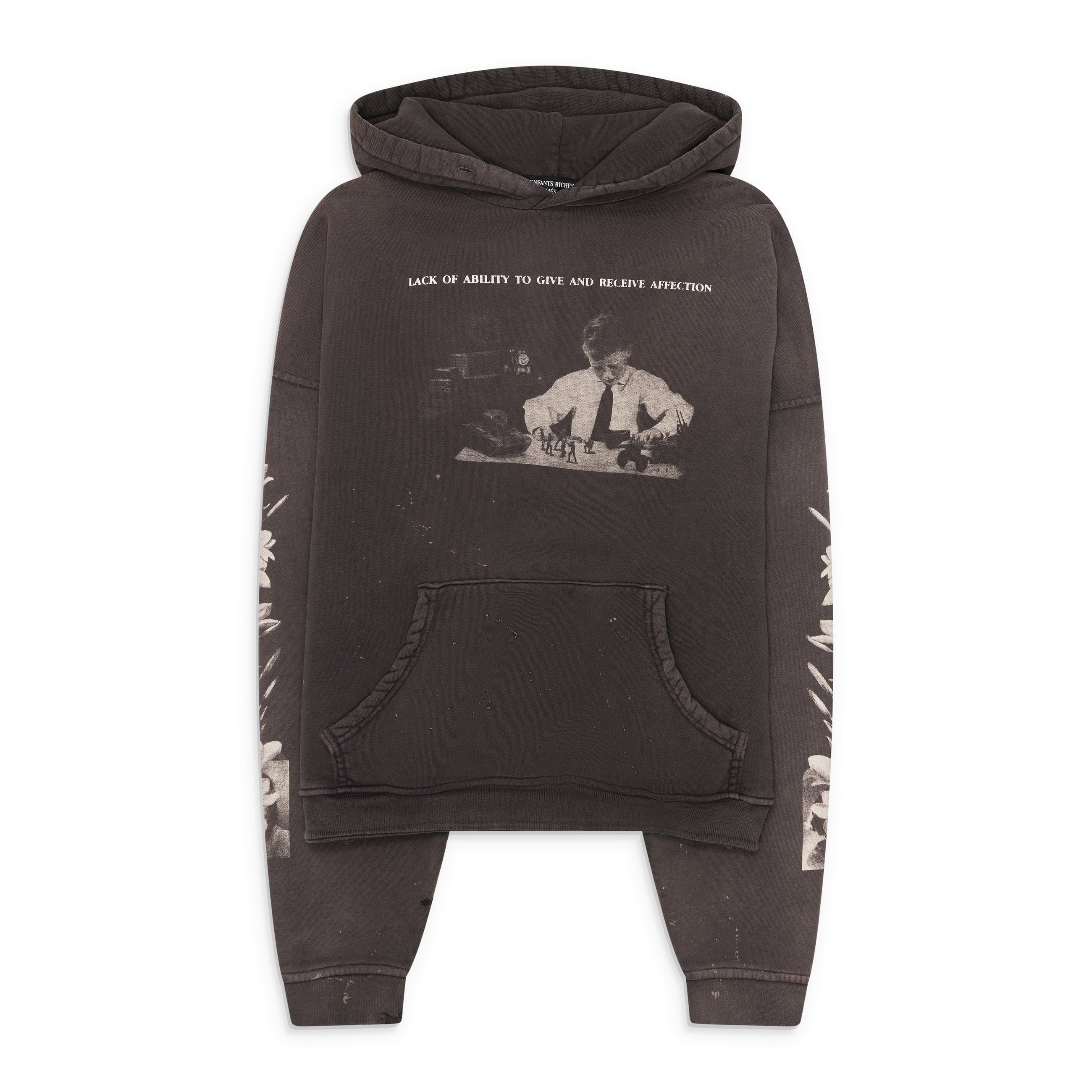 Enfants Riches Deprimes Head Against The Bars Hoodie Black