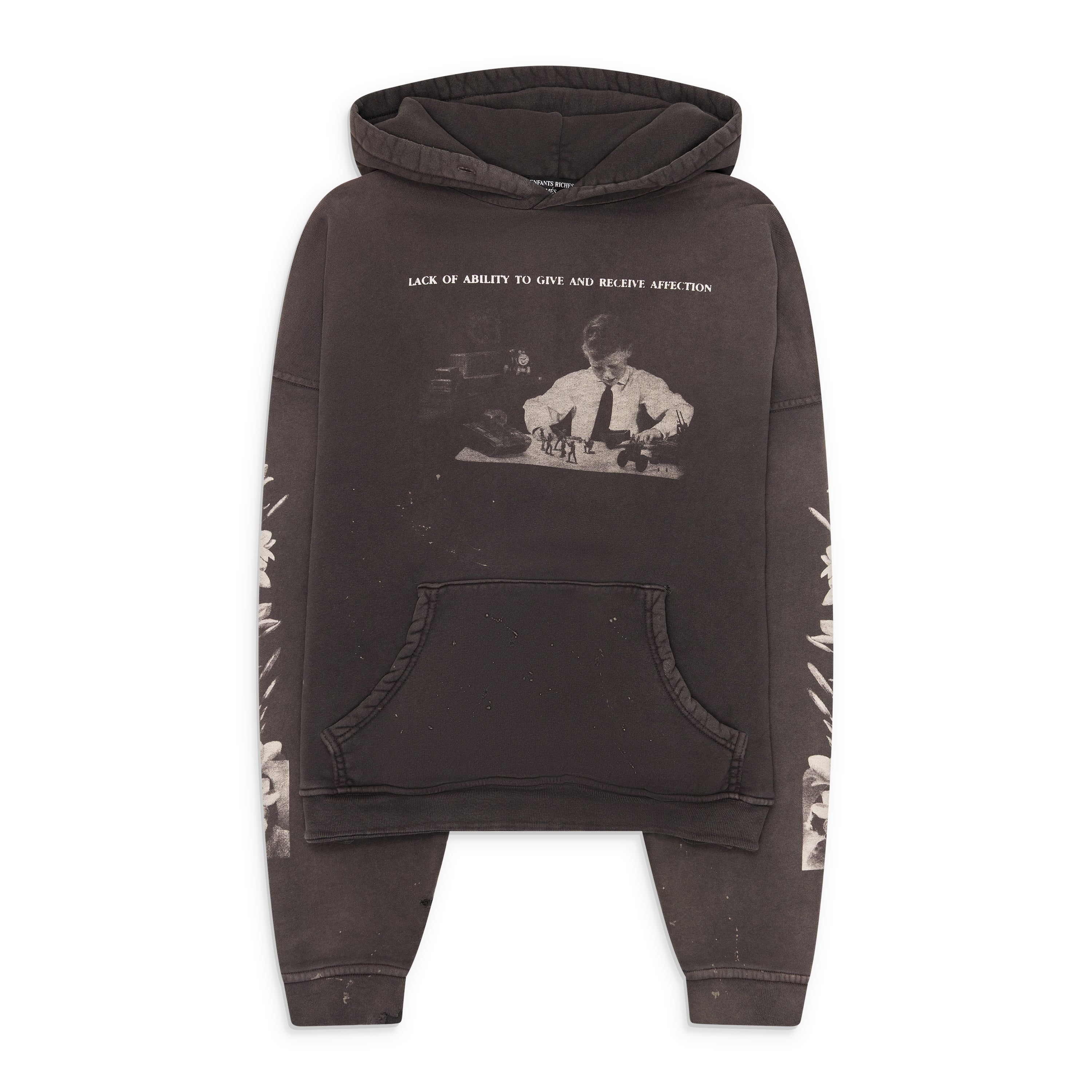 Enfants Riches Deprimes Head Against The Bars Hoodie Black