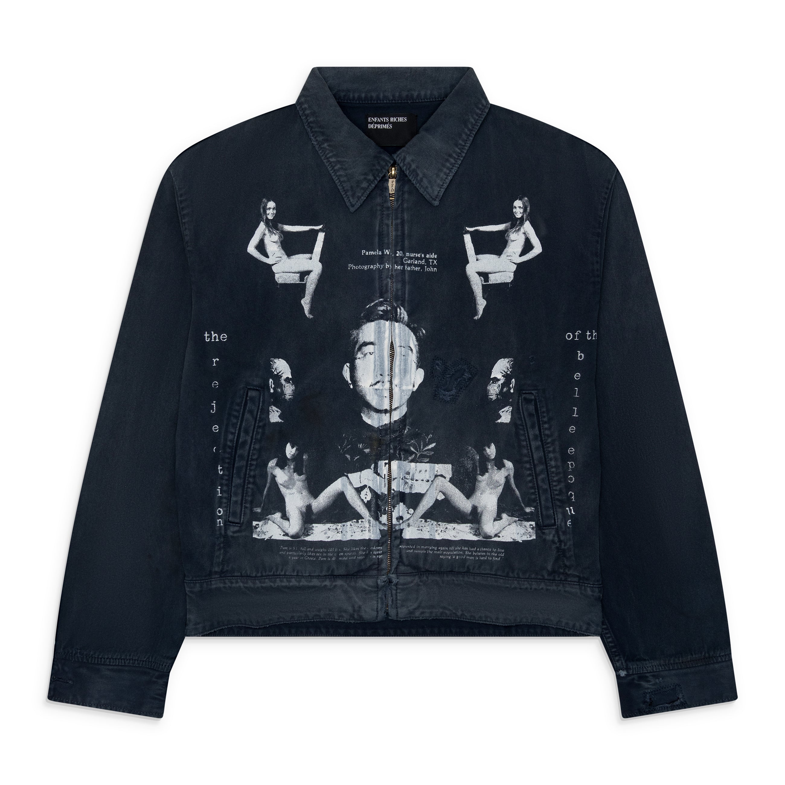 Enfants Riches Deprimes Initiation Into Nothingness Mechanics Jacket Navy