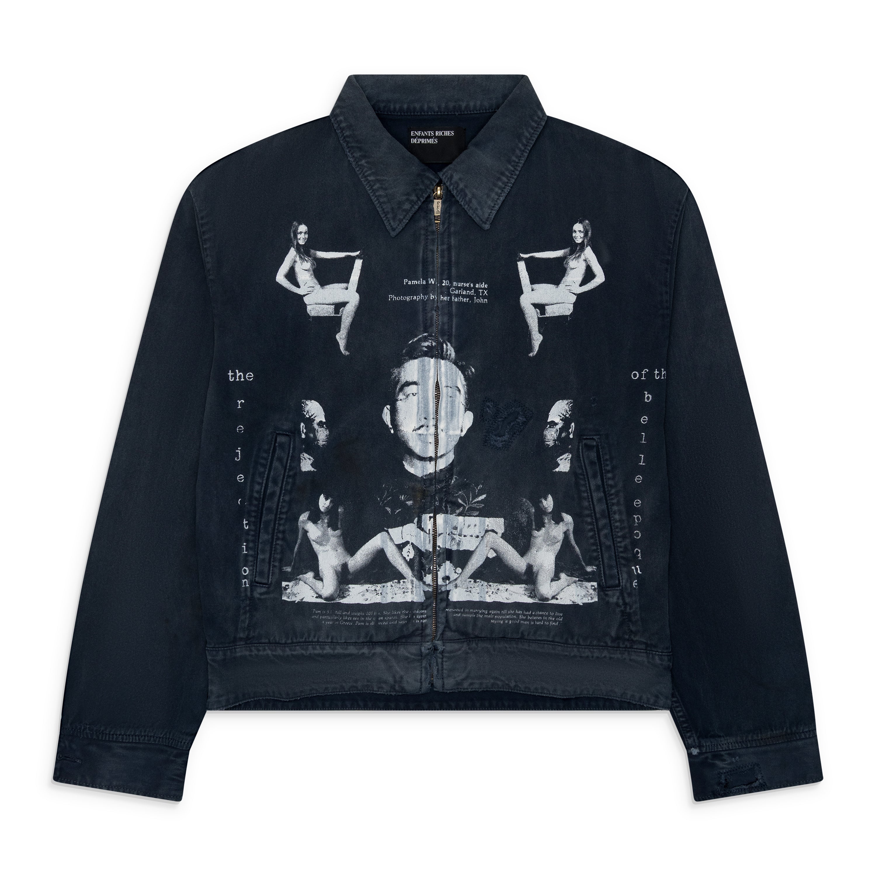 Enfants Riches Deprimes Initiation Into Nothingness Mechanics Jacket Navy
