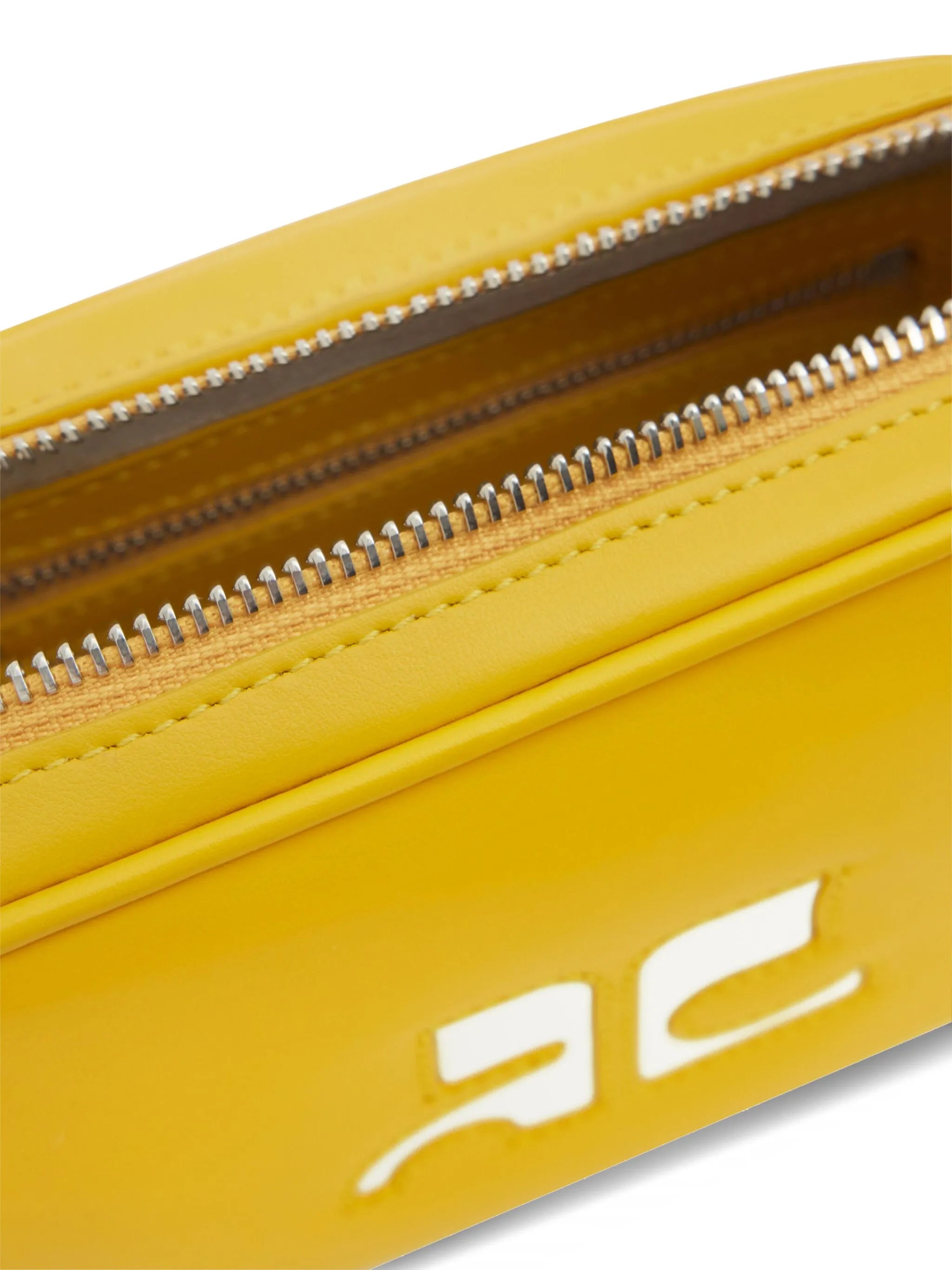 Courreges Slim Leather Camera Bag