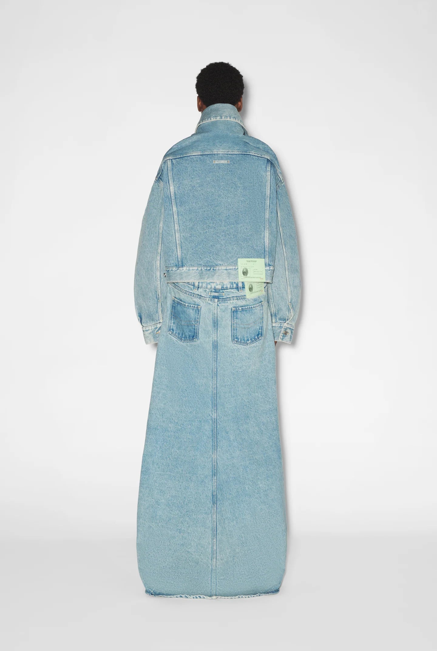 Jean Paul Gaultier x Shayne Oliver Oversized Denim Jacket Blue 9331