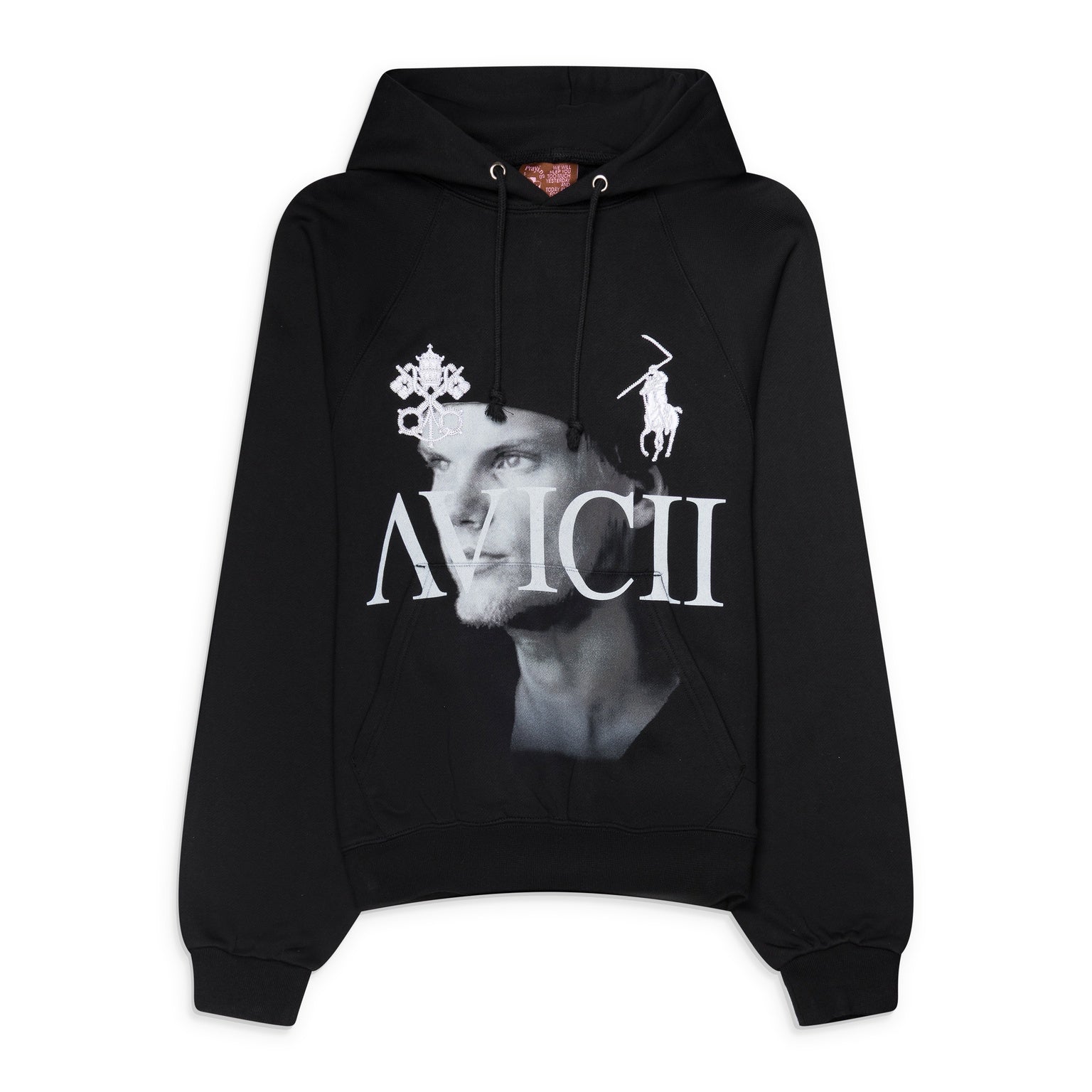 Praying Avicii Pullover Hoodie Black