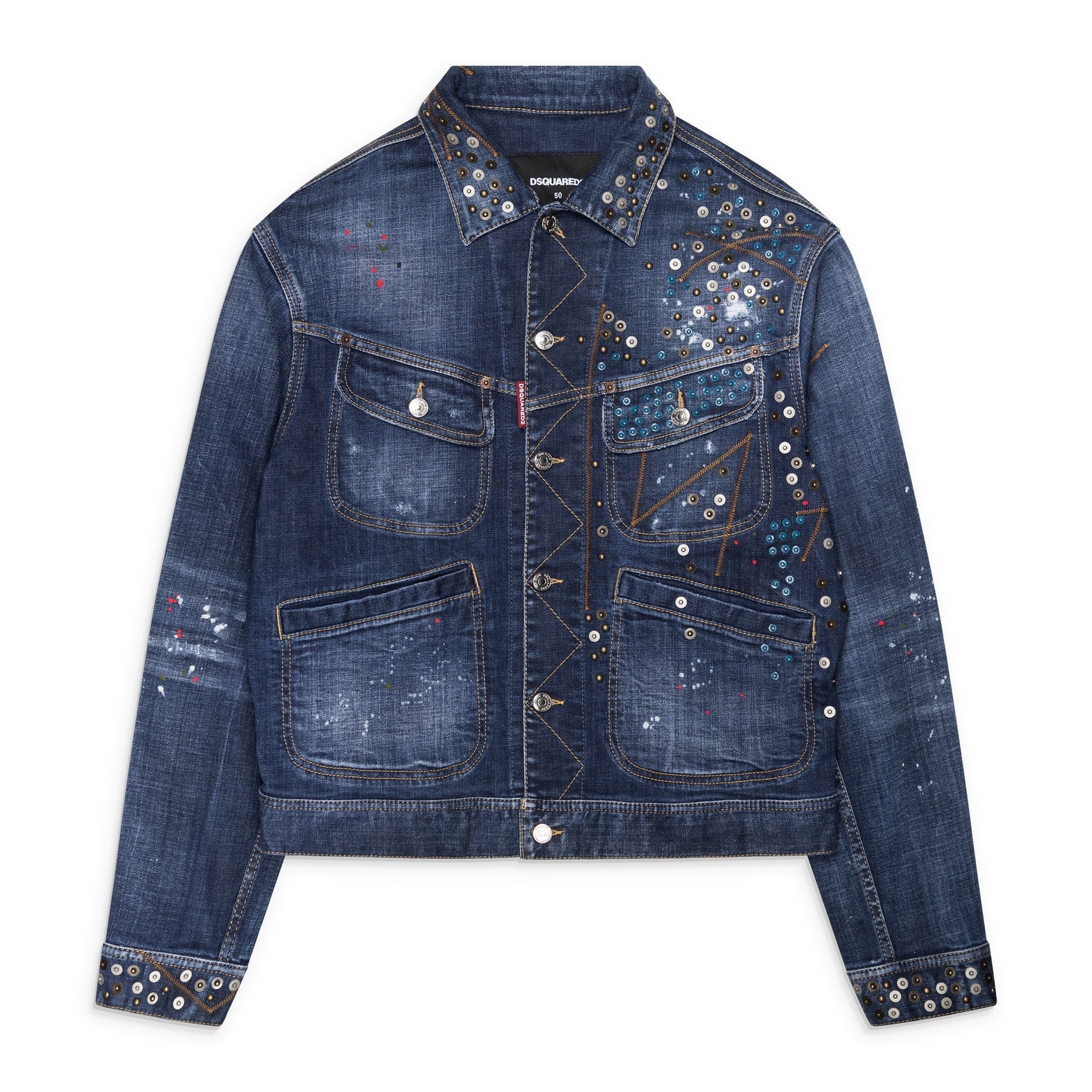 Dsquared2 La Jean Jacket Blue