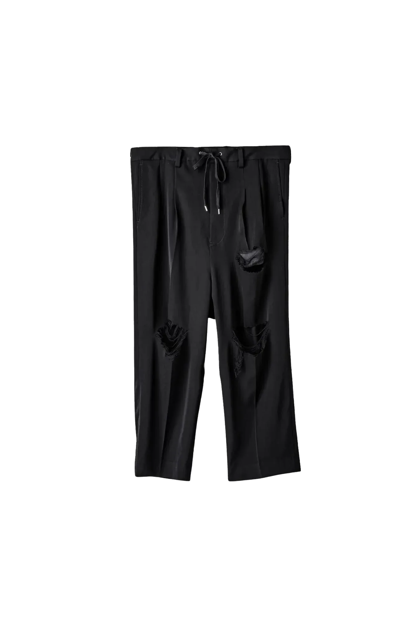 2 Tuck Front Pant (Clash) Black