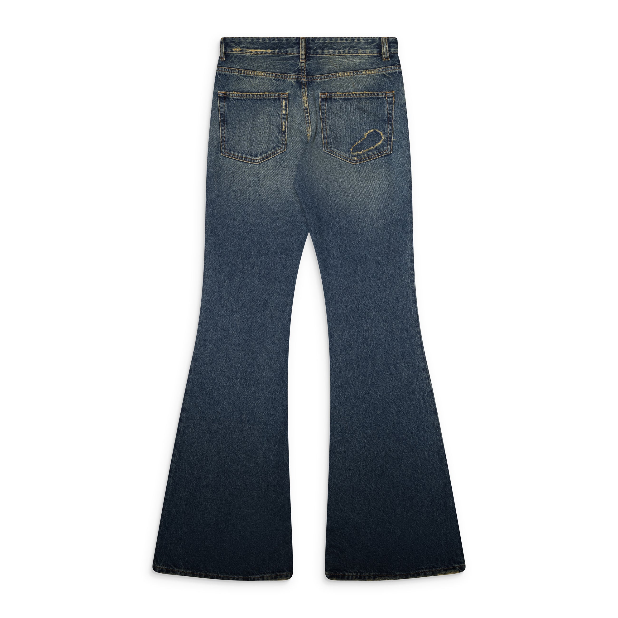 Ann Demeulemeester Blue Toos 5-pockets Slim Fit Bootcut Trousers