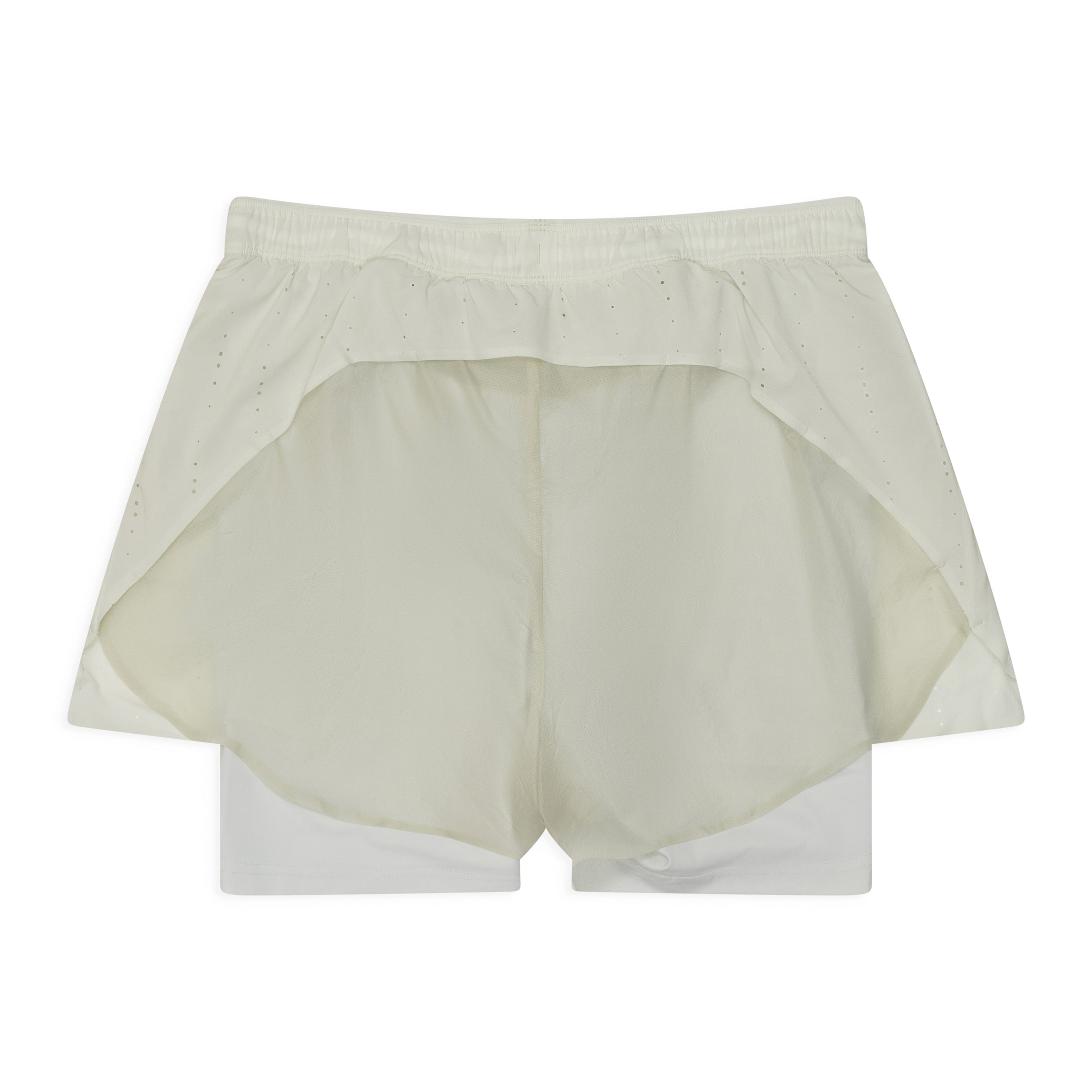 On Running Zero 2-in-1 Shorts PAF Ice Gale detail