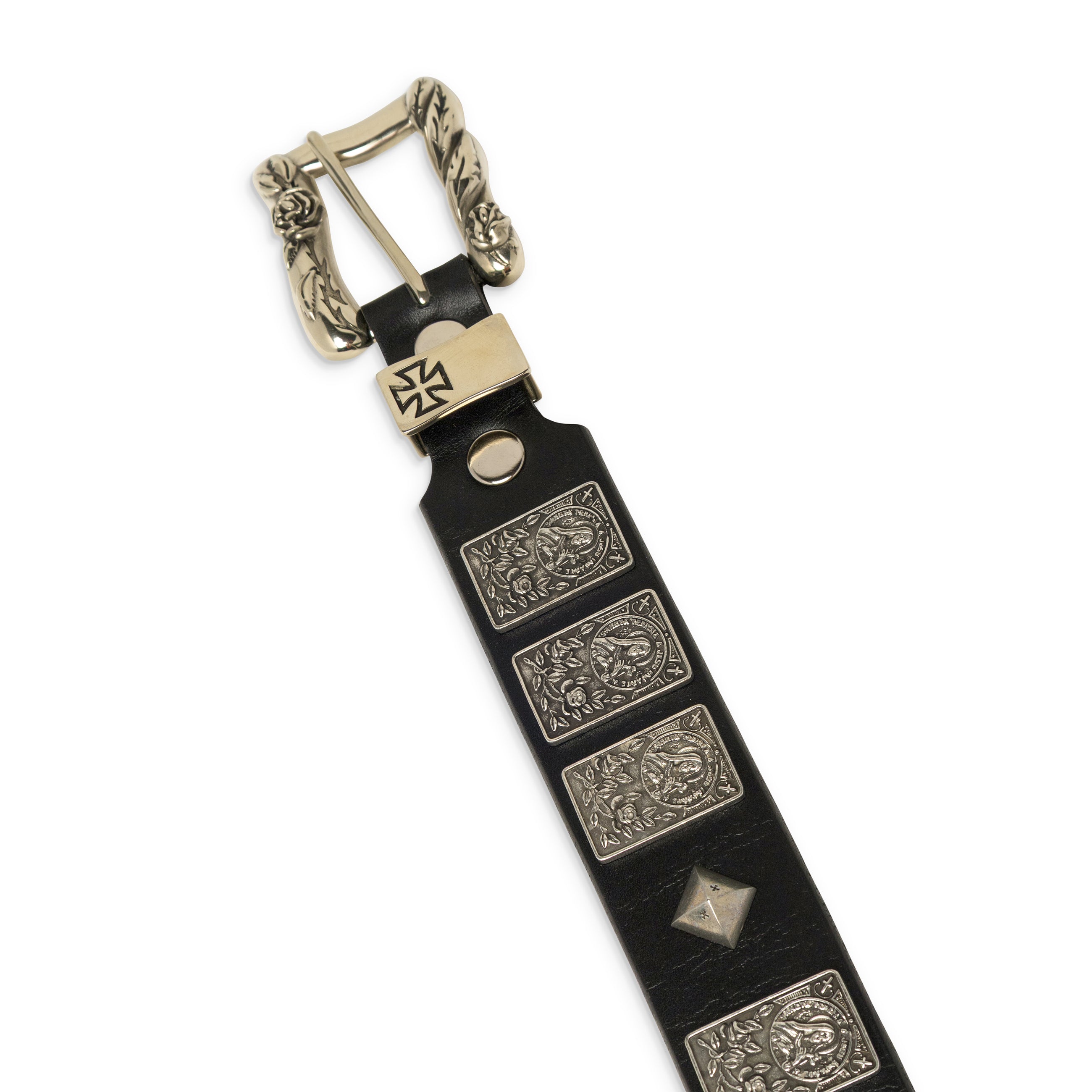 Enfants Riches Deprimes St. Teresa Studded Belt Black