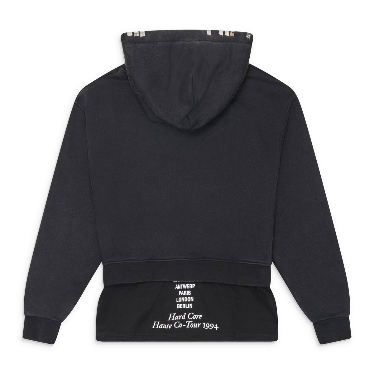 Alice Hollywood Co-Tour Layered Sweatshirt Black