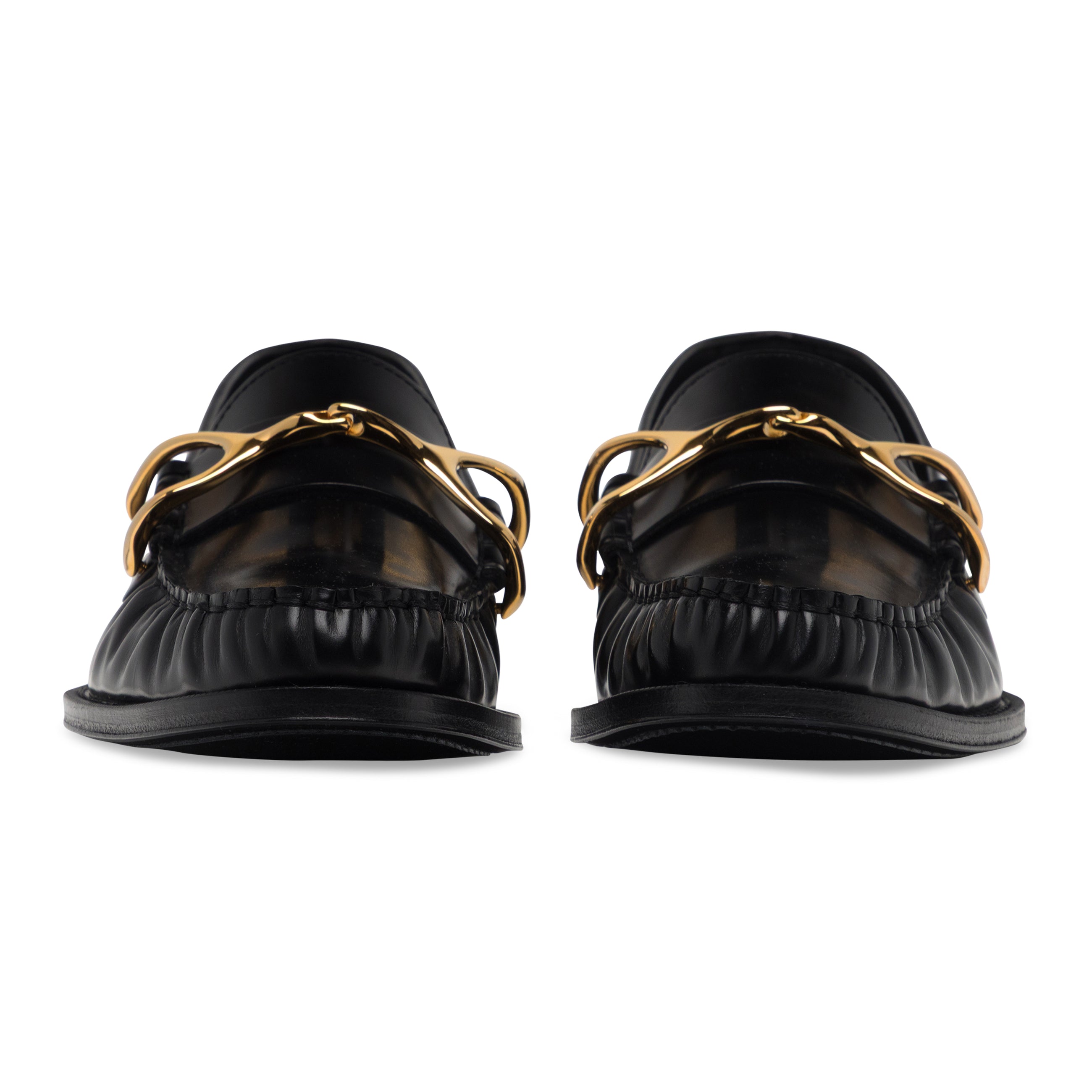 Alexander McQueen Wishbone Loafers Black