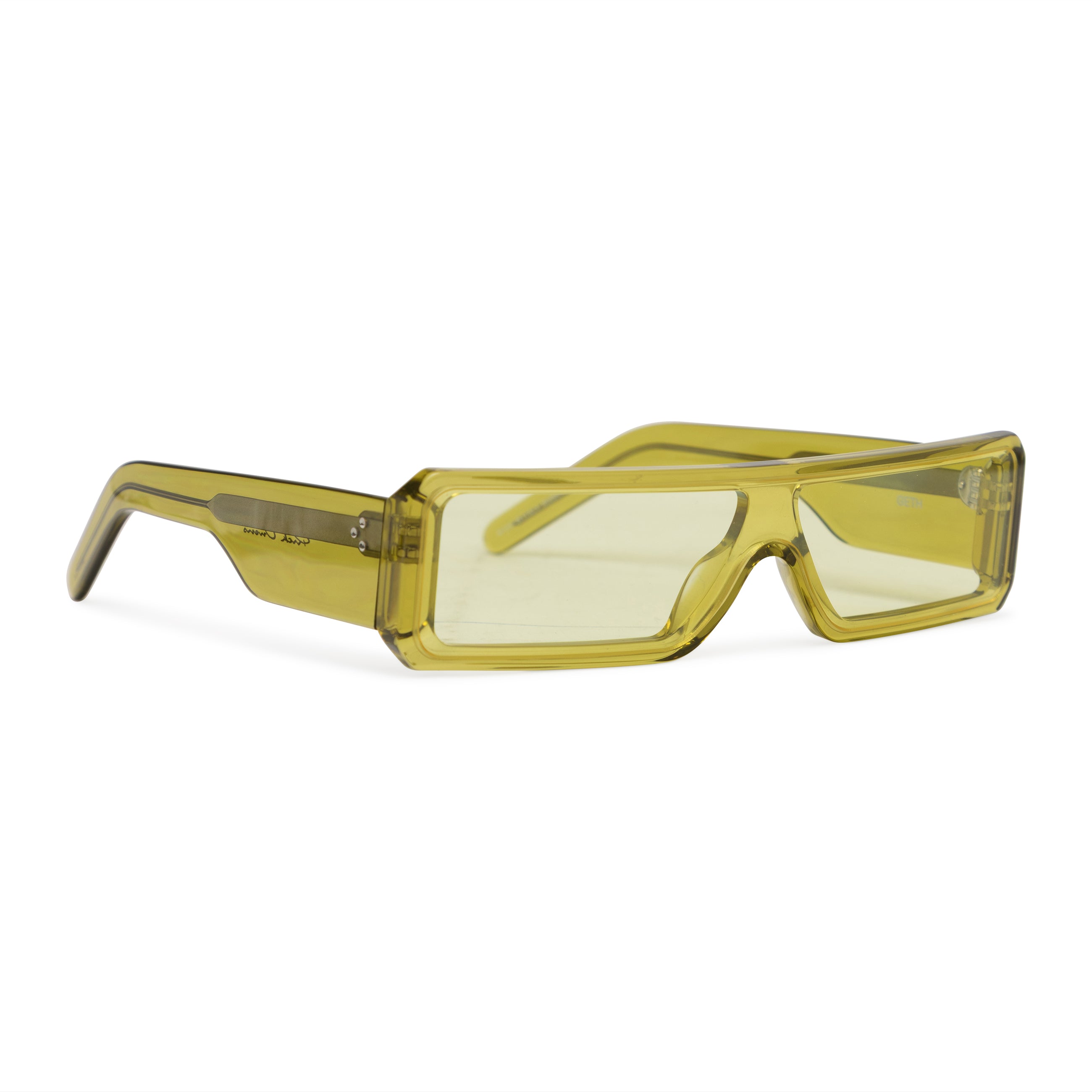 Rick Owens DRKSHDW Yellow Gethshades Sunglasses