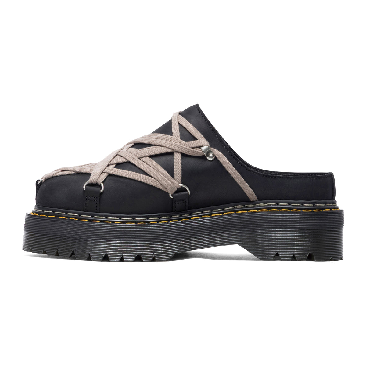 Dr. Martens Rick Owens Quad Sole Megalace® Mule - Mens Black