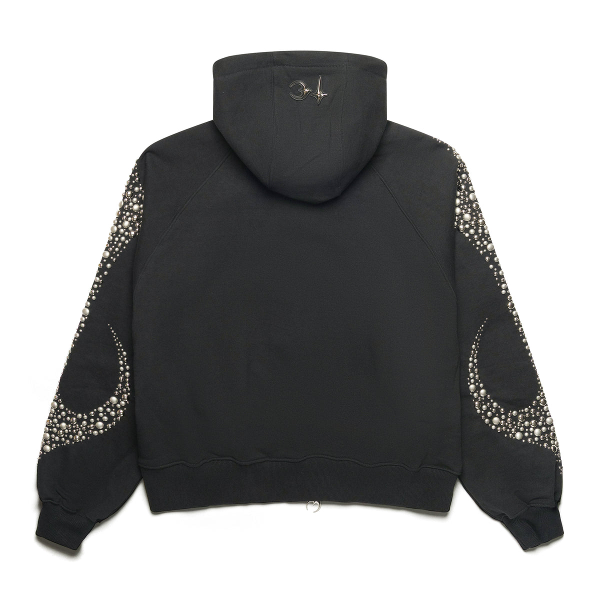 Thug Club Iron Steel Focus Zip-Up Hoodie Black