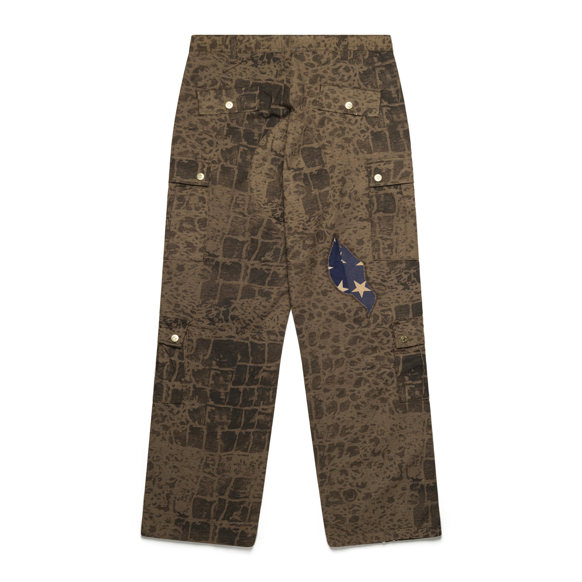 Ercole Studio Flag Camo Pants Brown