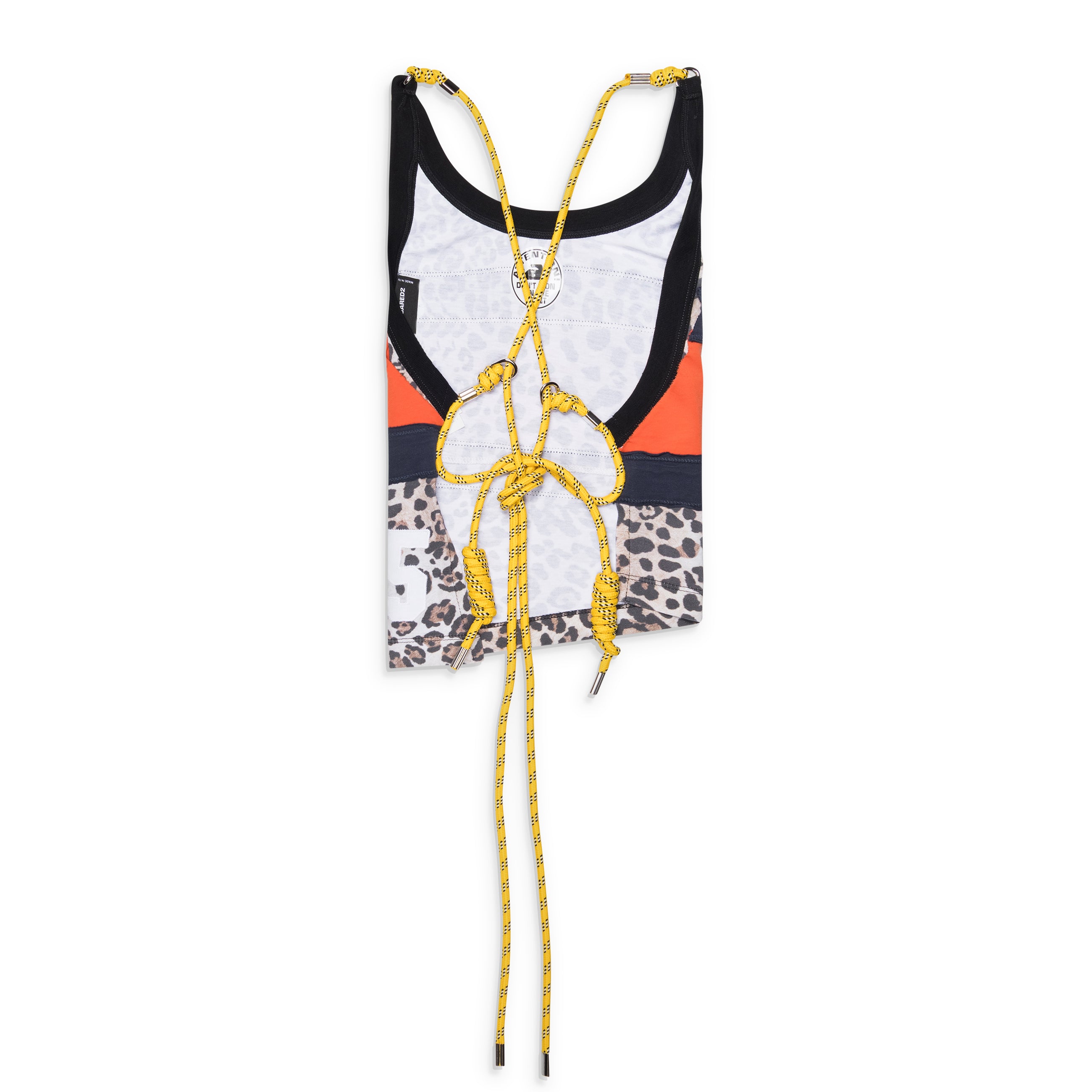 Dsquared2 Leopard Tank Top Multicolor
