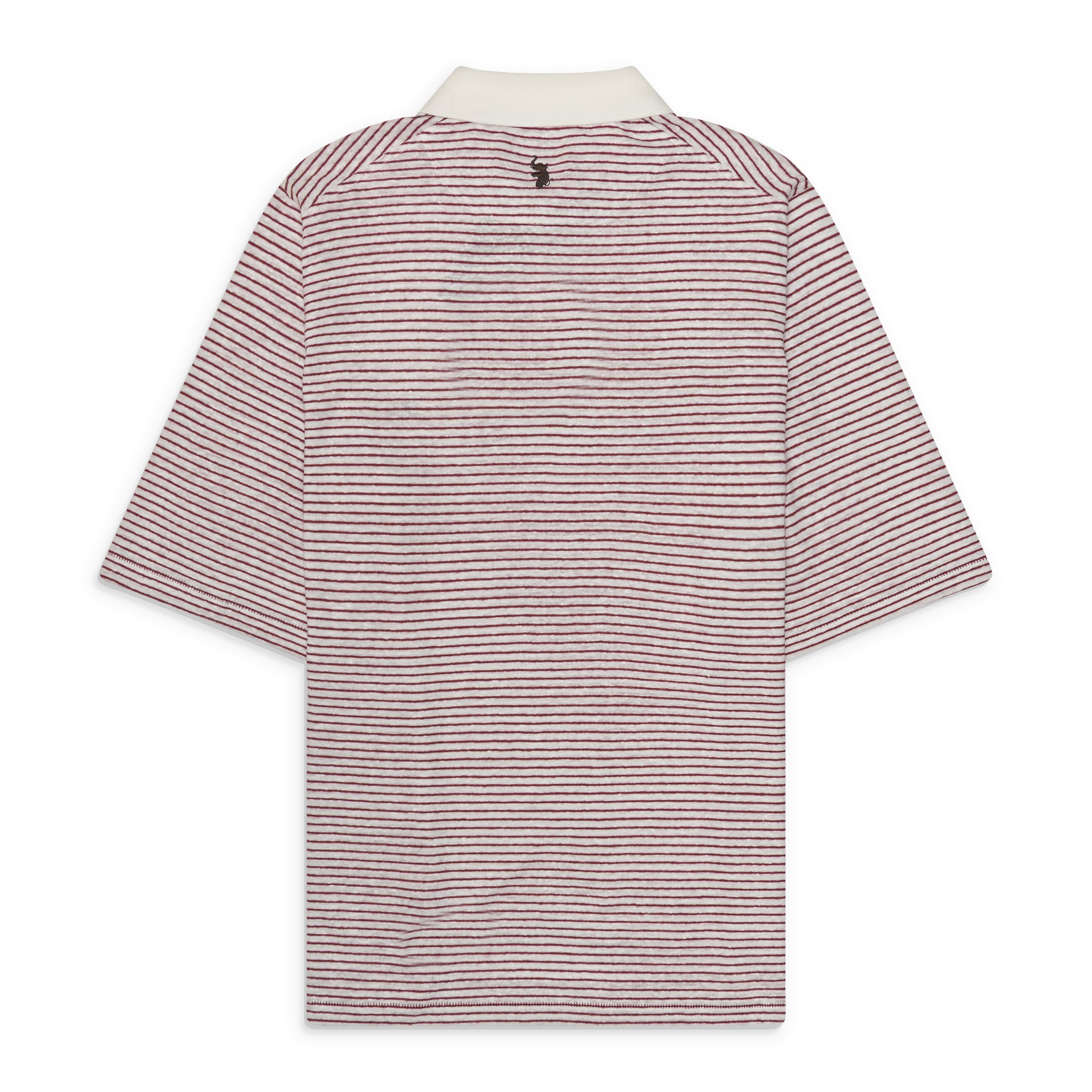 Wales Bonner Bask Polo Ivory/Wine