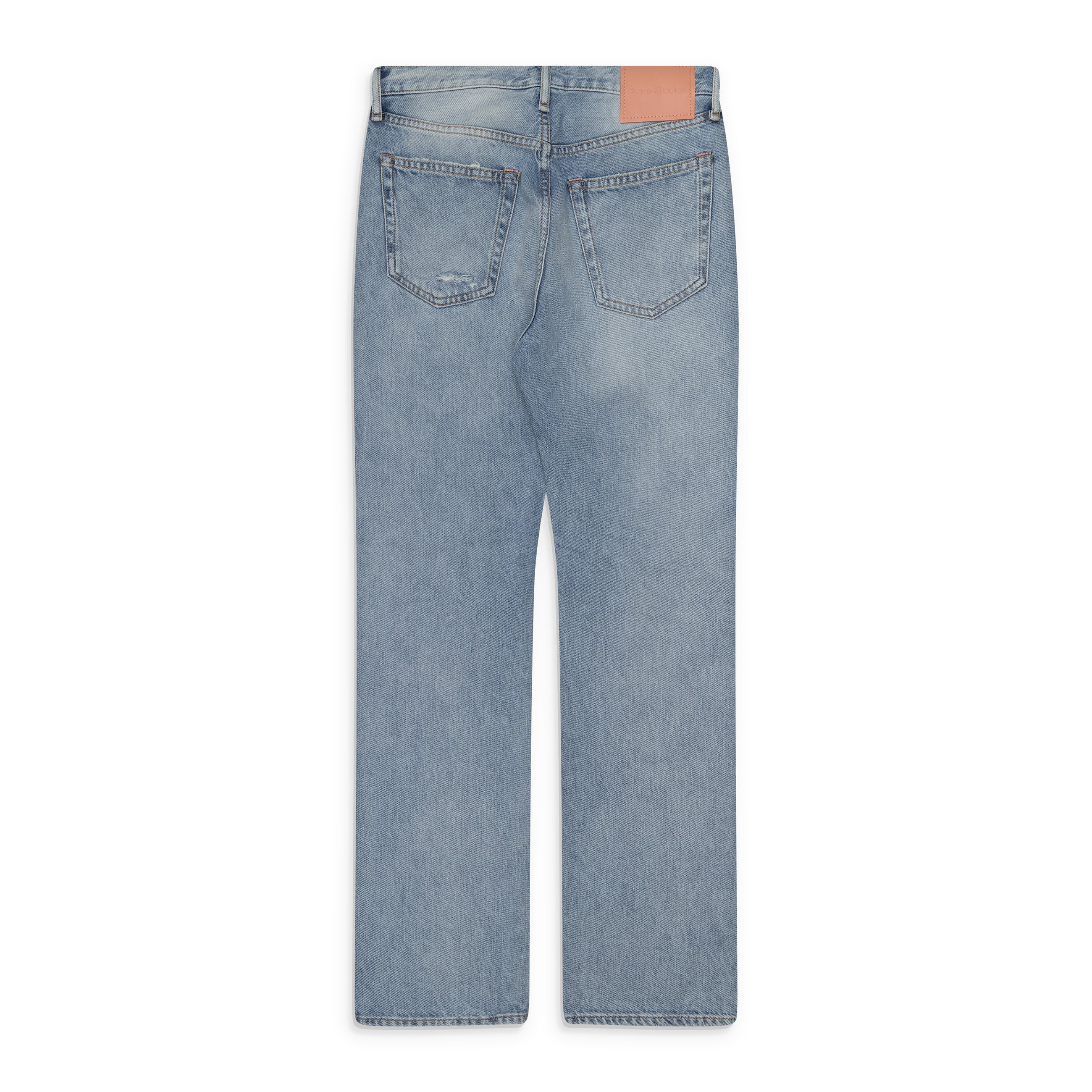 Acne Studios Distressed 1996 Fit Jeans Light Blue