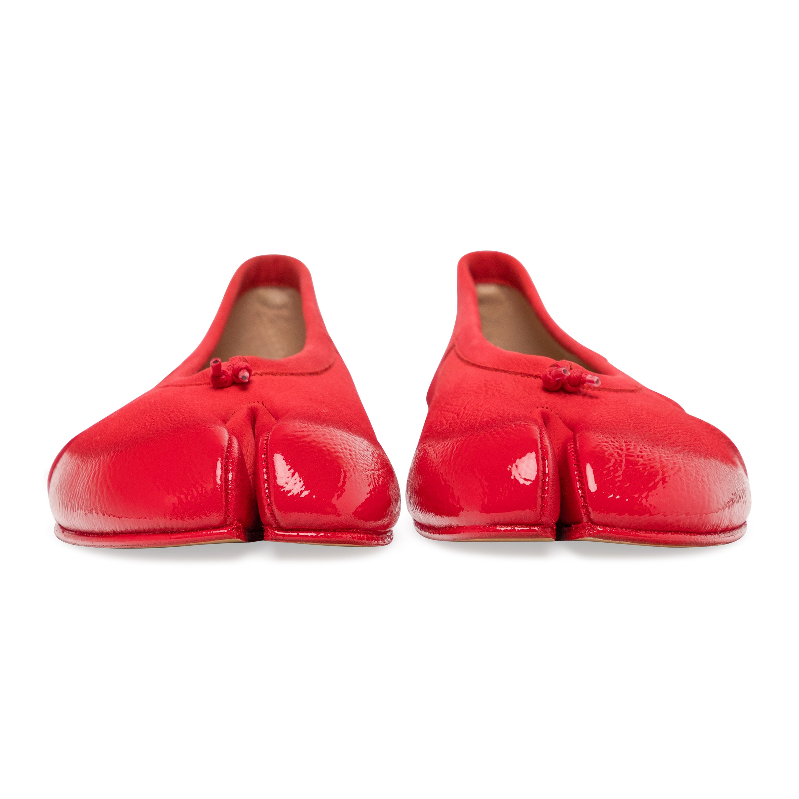Maison Margiela Tabi Ballerina Spray Red
