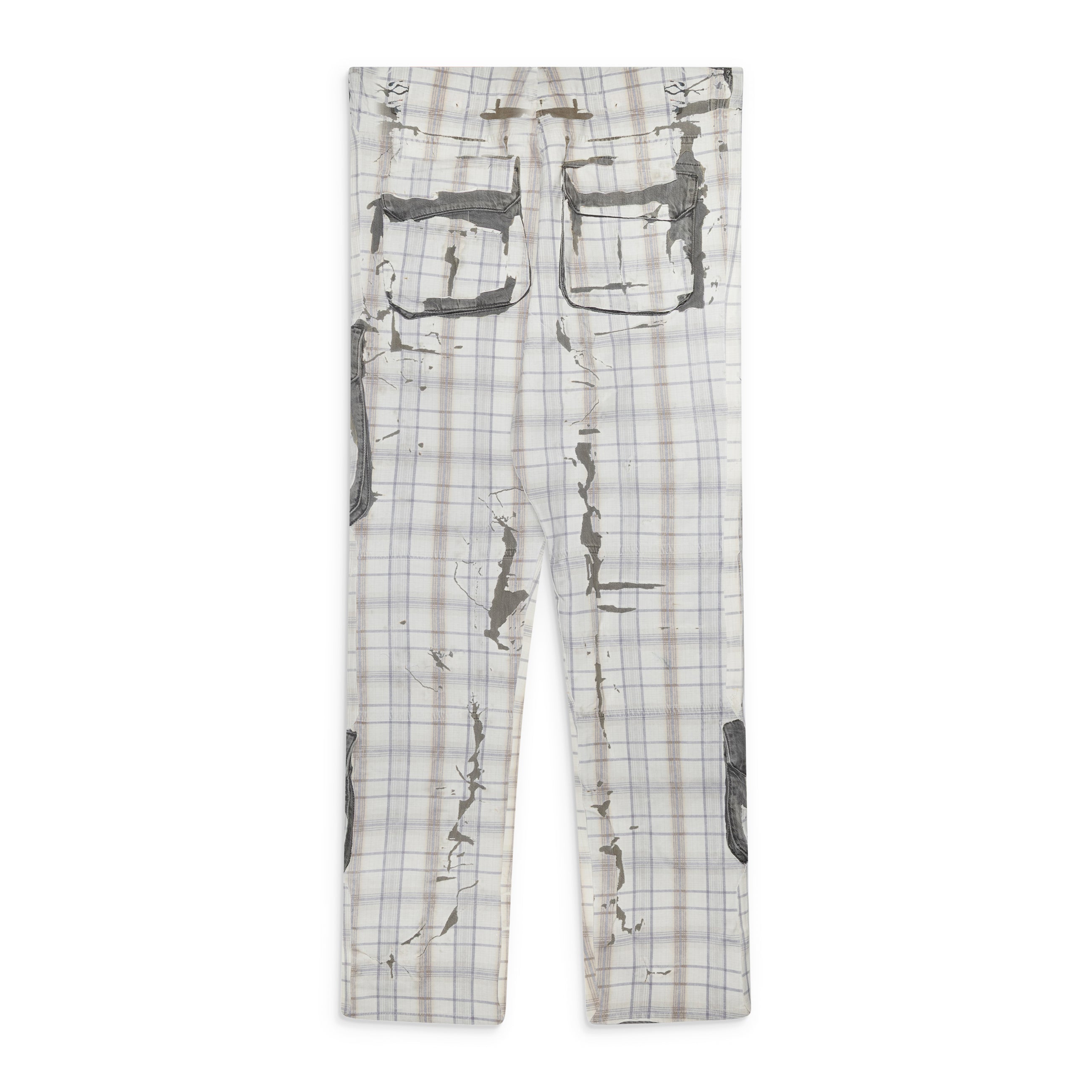 Diesel Peel Off Denim Pants White