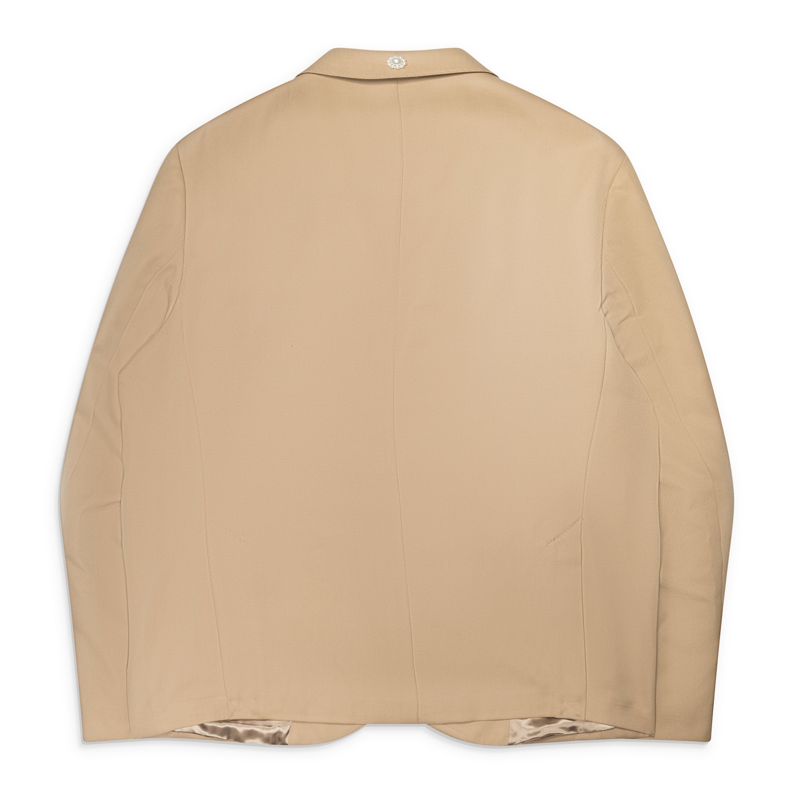 Simone Rocha Classic Jacket W/ Emb Beige