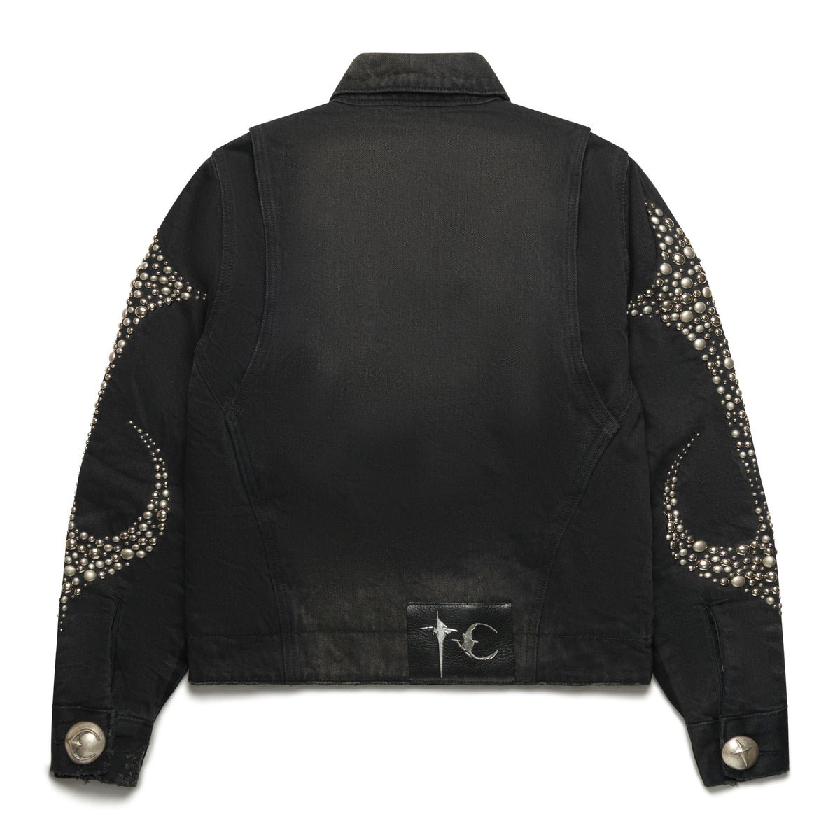 Thug Club Iron Steel Focus Denim Jacket Black