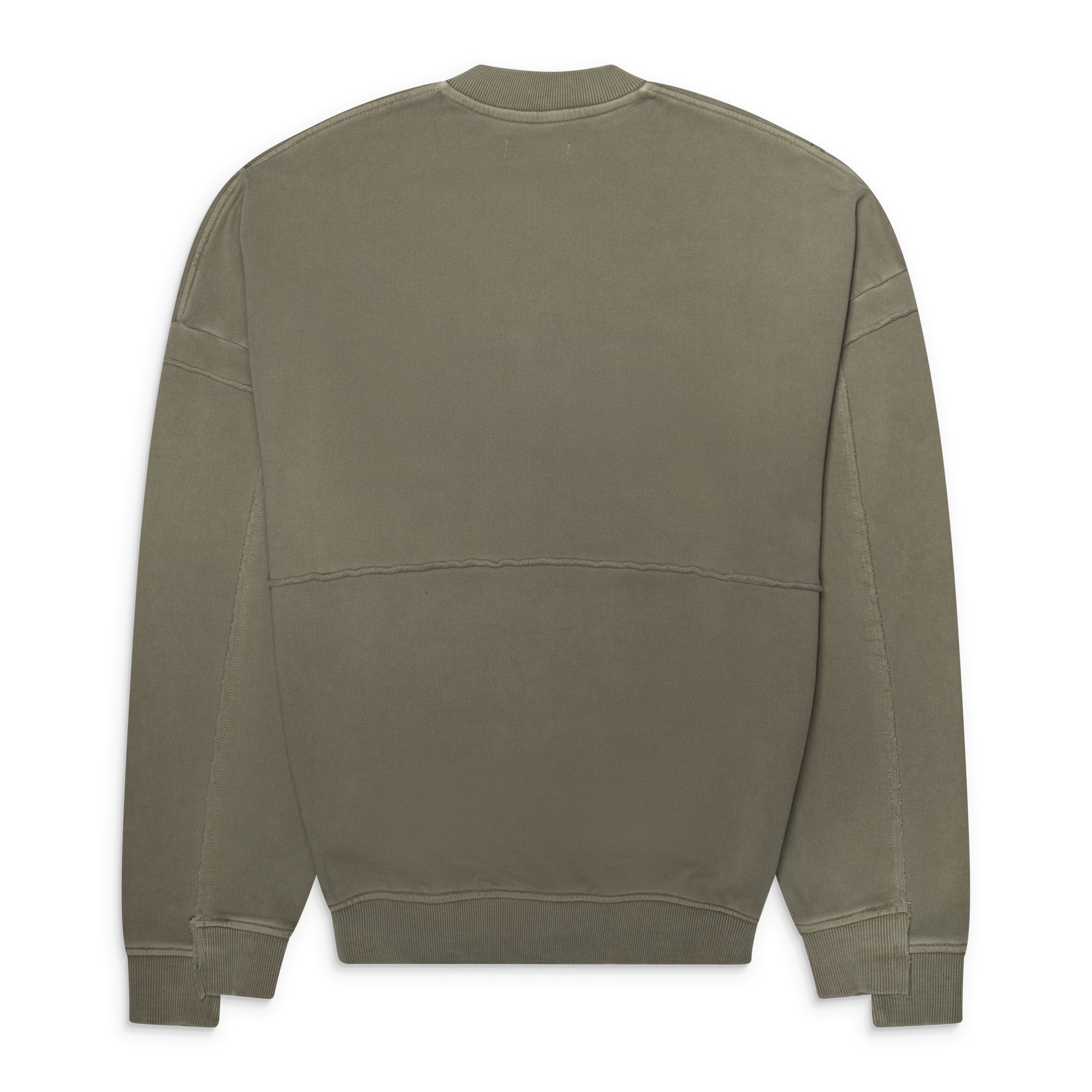 Martine Rose Zip Up Crewneck Green