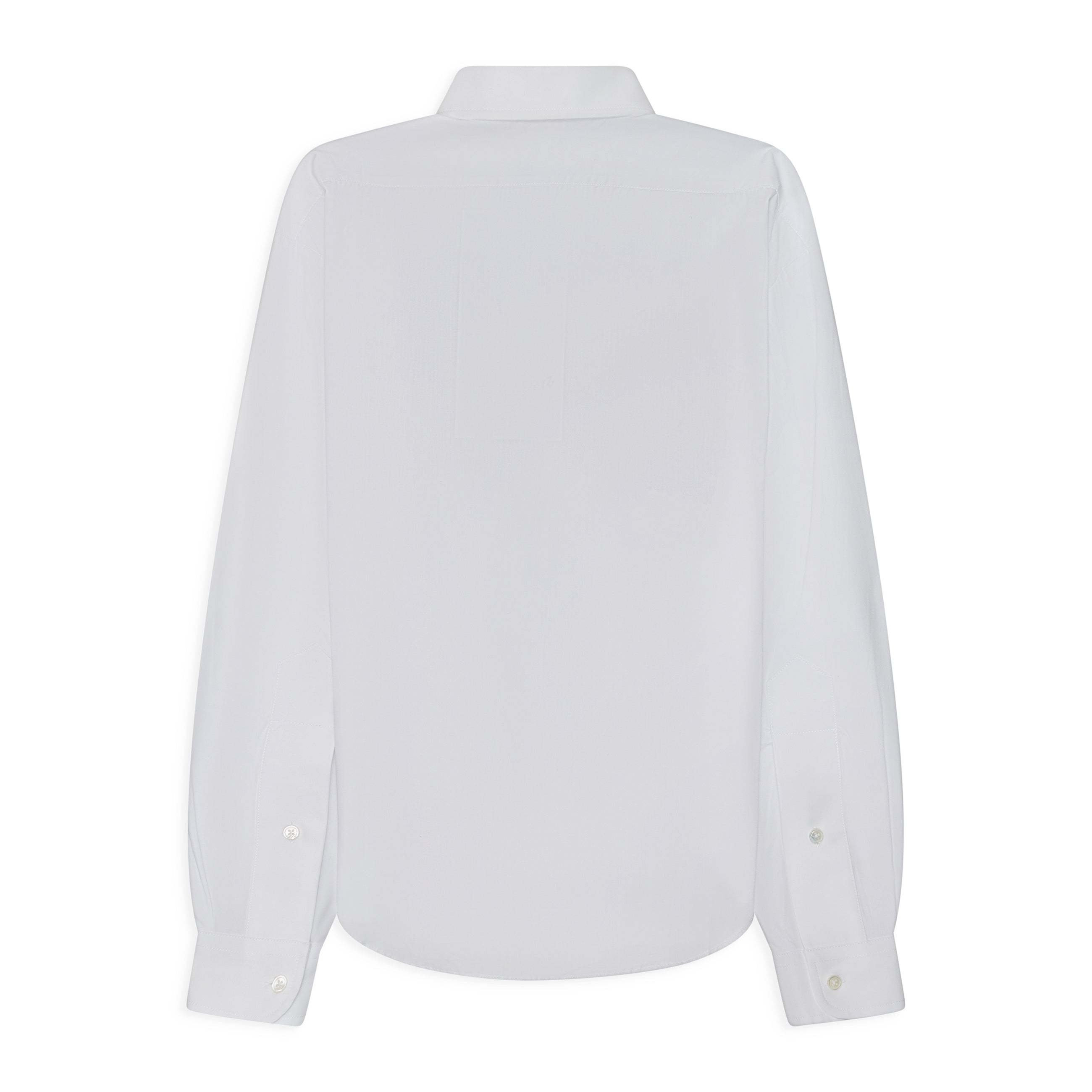 Vaquera Trompe L'Oeil Button-Down Shirt White