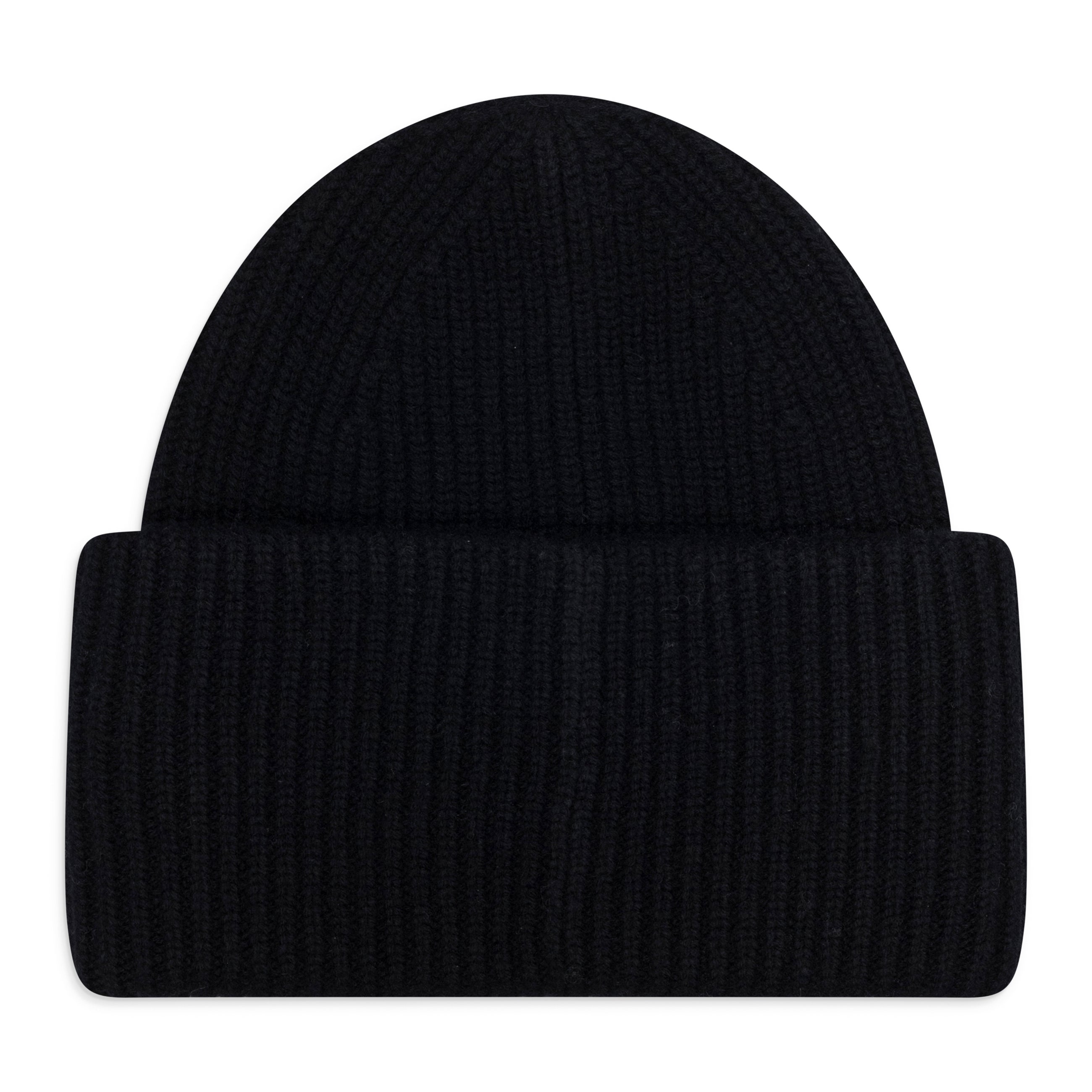Acne Studios Face Logo Beanie Black