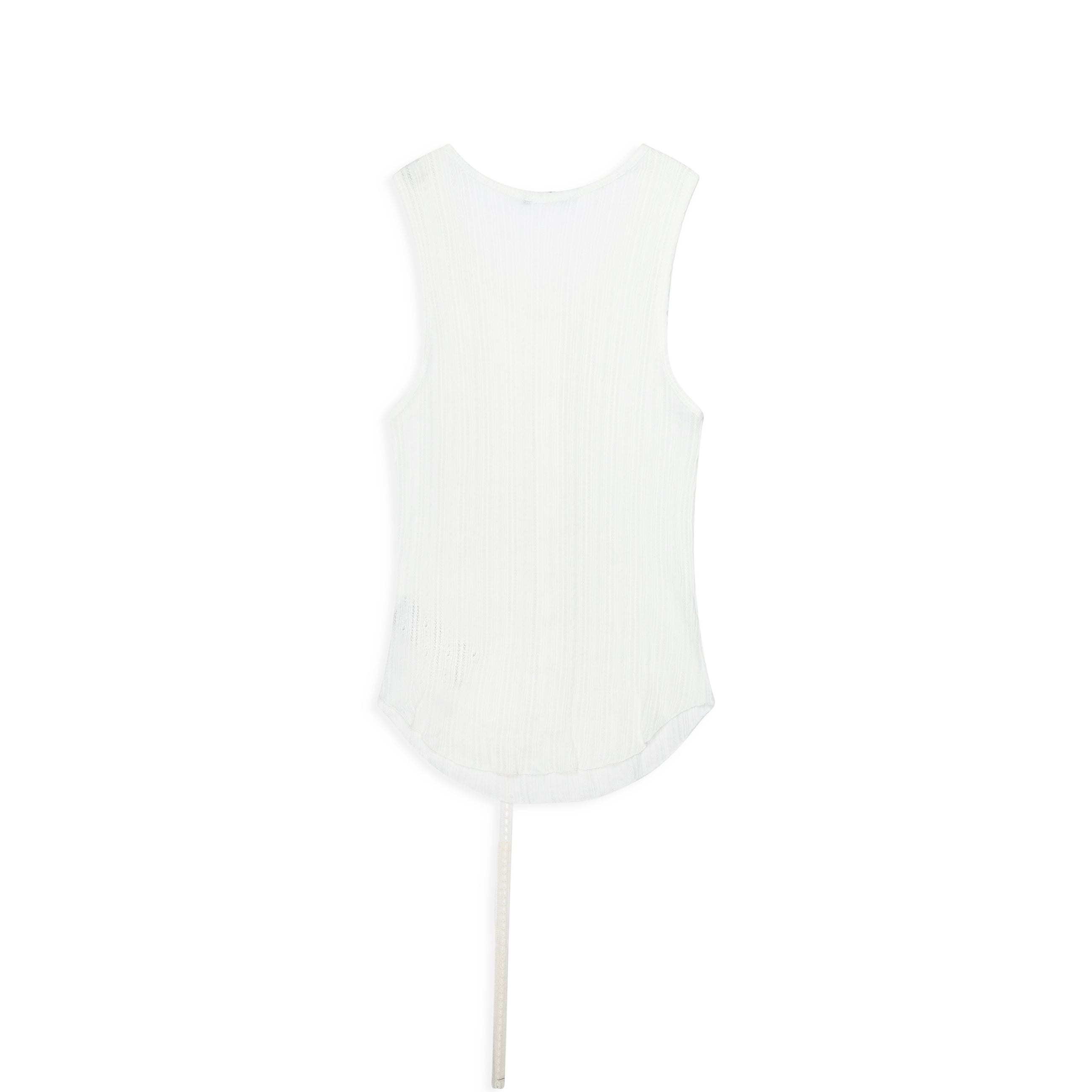 Ann Demeulemeester Rase Serafino Tank Top White
