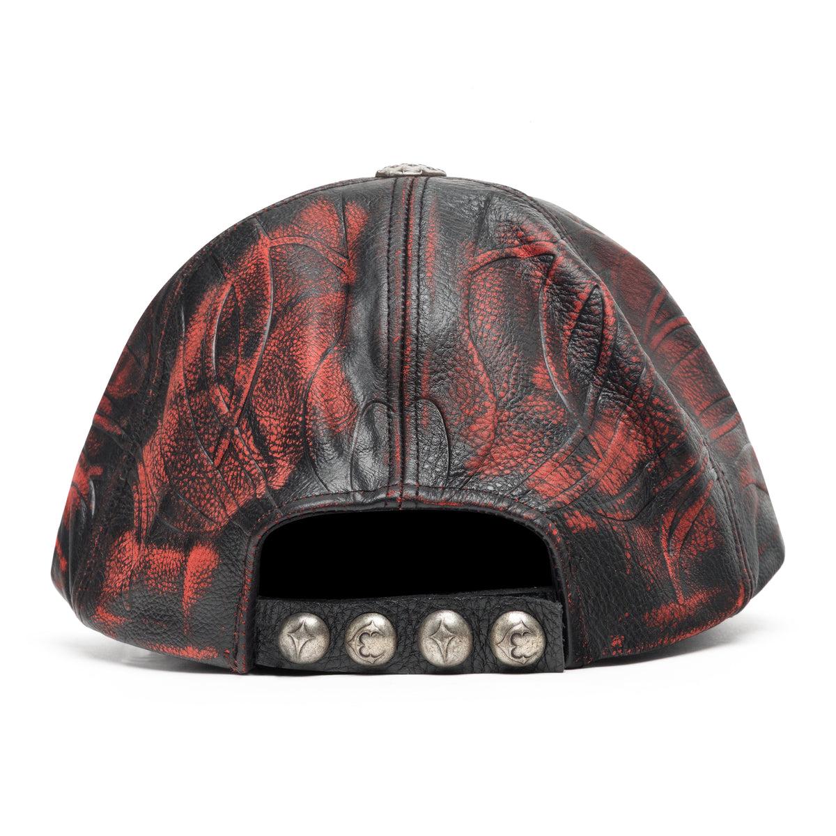 Thug Club Tc Leather Chopper Cap Red