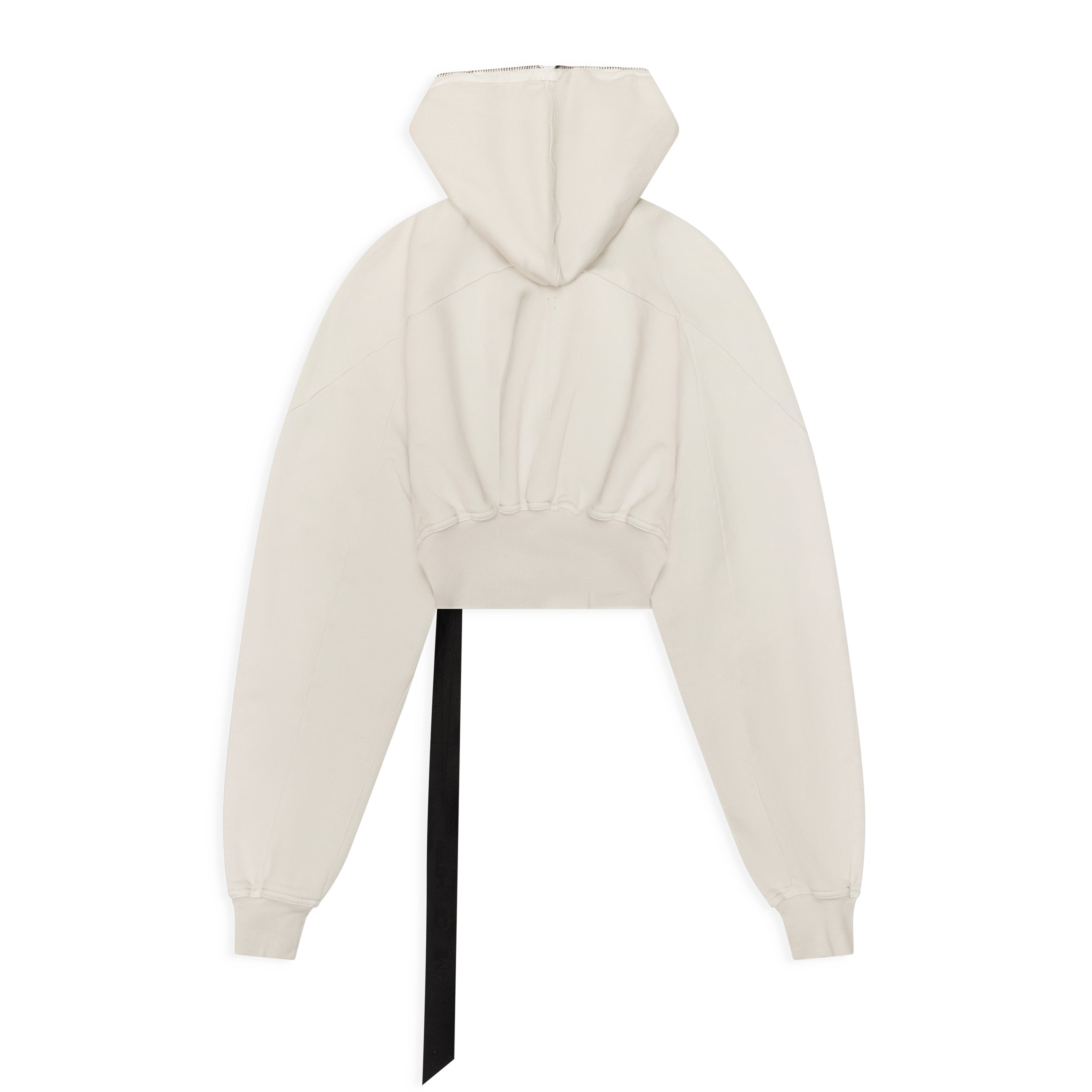 Rick Owens DRKSHDW Collage Gimp Hoodie White