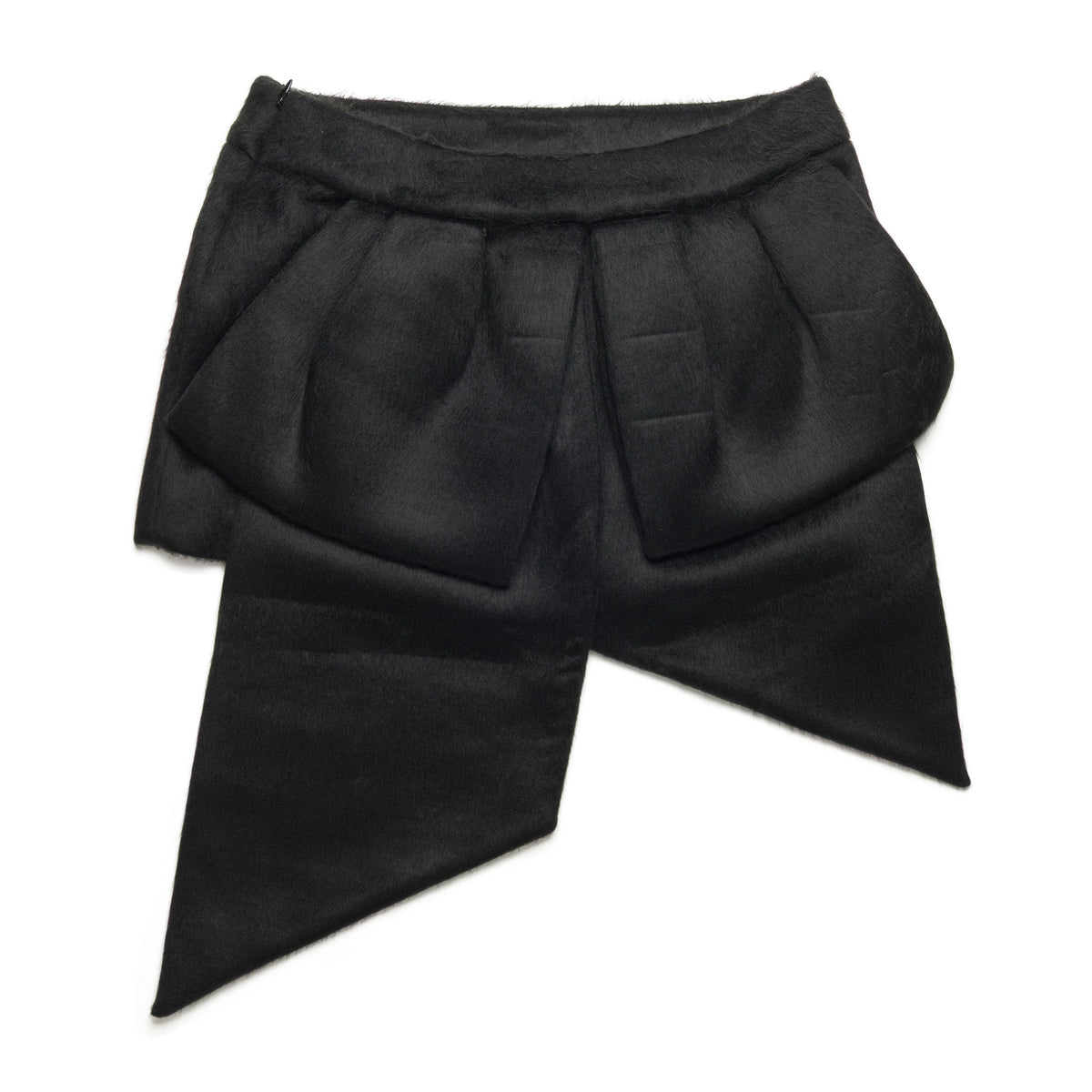 Vaquera Women Neoprene Bow Skirt Woven Black