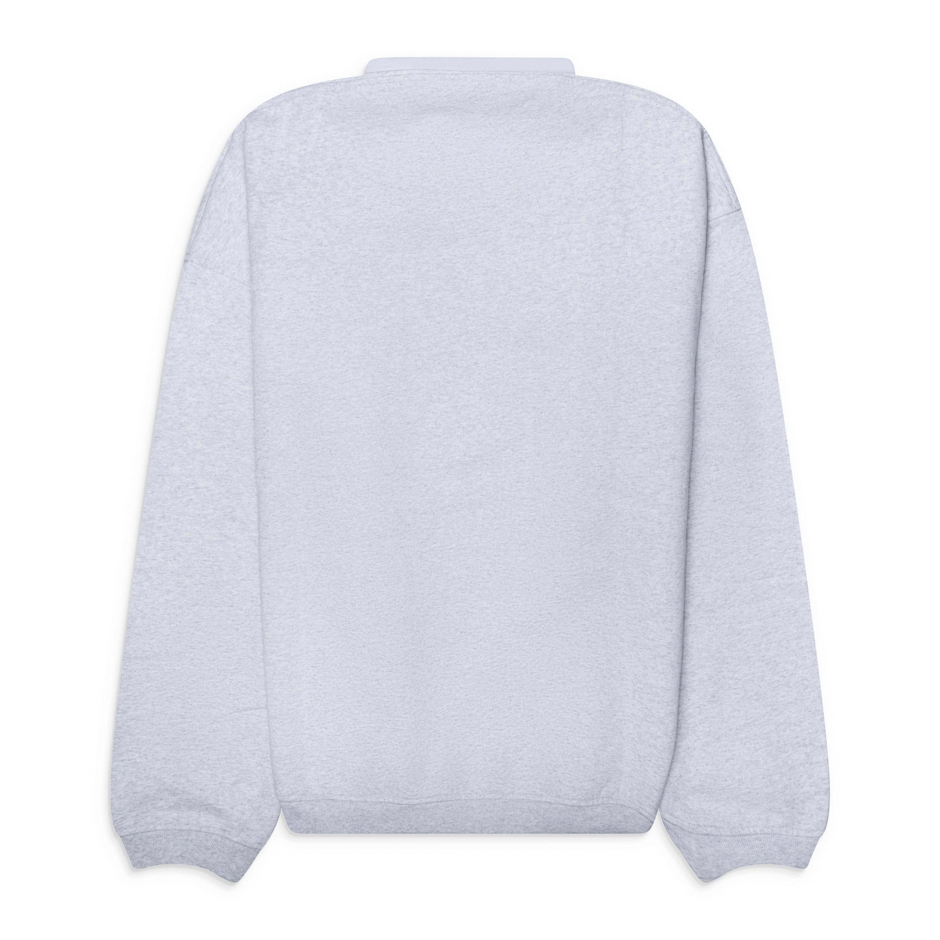 Alexander Wang Slashed Crewneck W/ Polo Dickie Gray – ESSXNYC