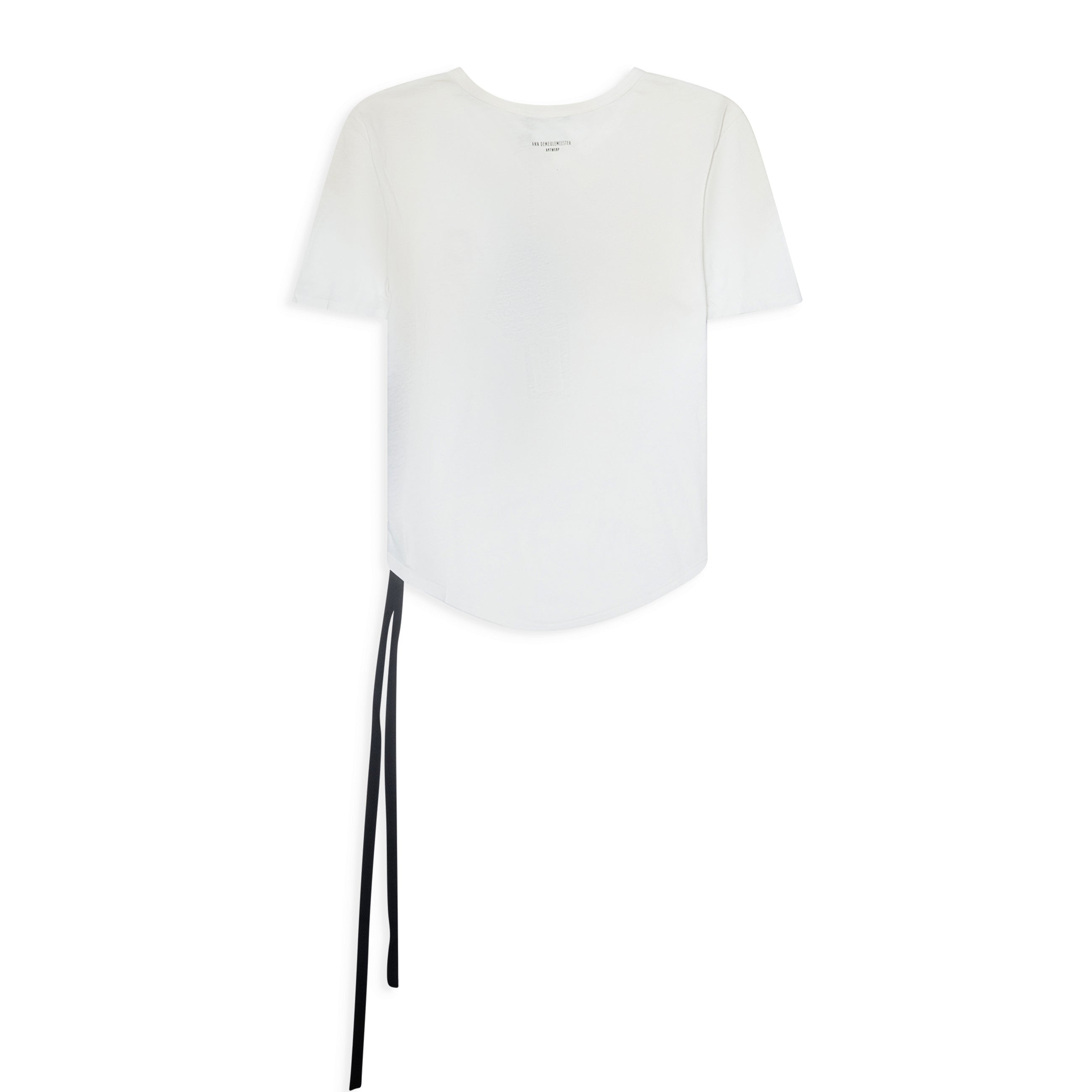 Ann Demeulemeester Floor Micro T-shirt White