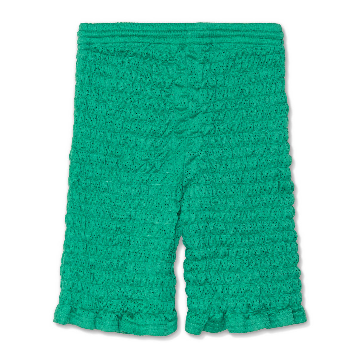 Conner Ives Reconstituted Shirred Basketball Shorts Multi