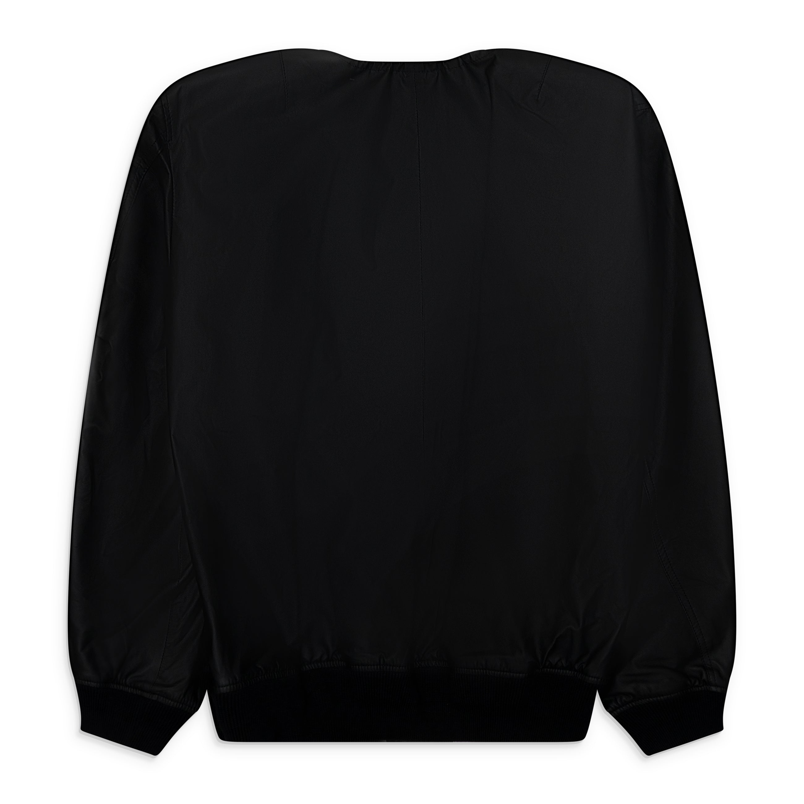 Alexander Wang Scoop Neck Gathered Bomber Black