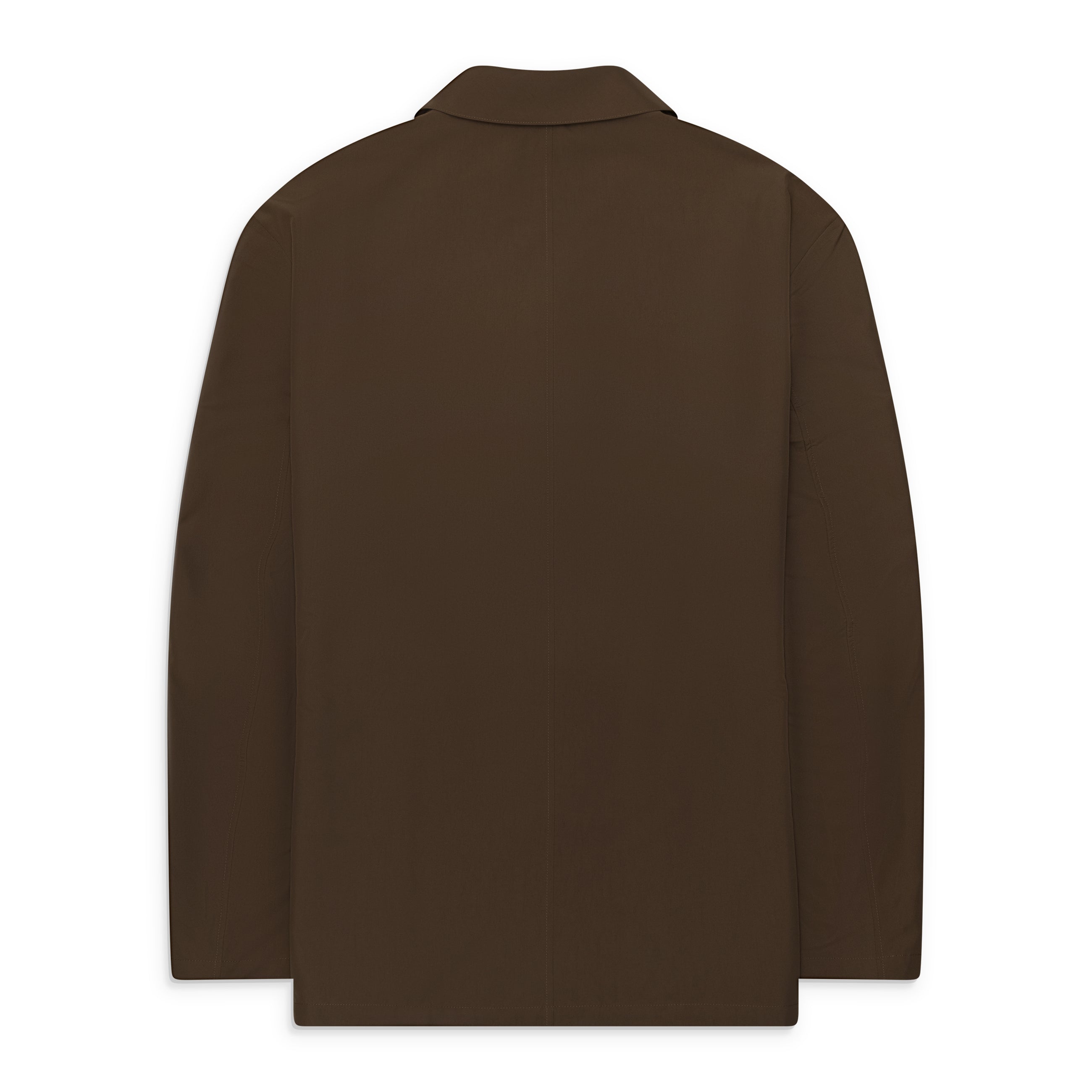 Jil Sander Water Repellent Recycled Polyester Blazer Brown