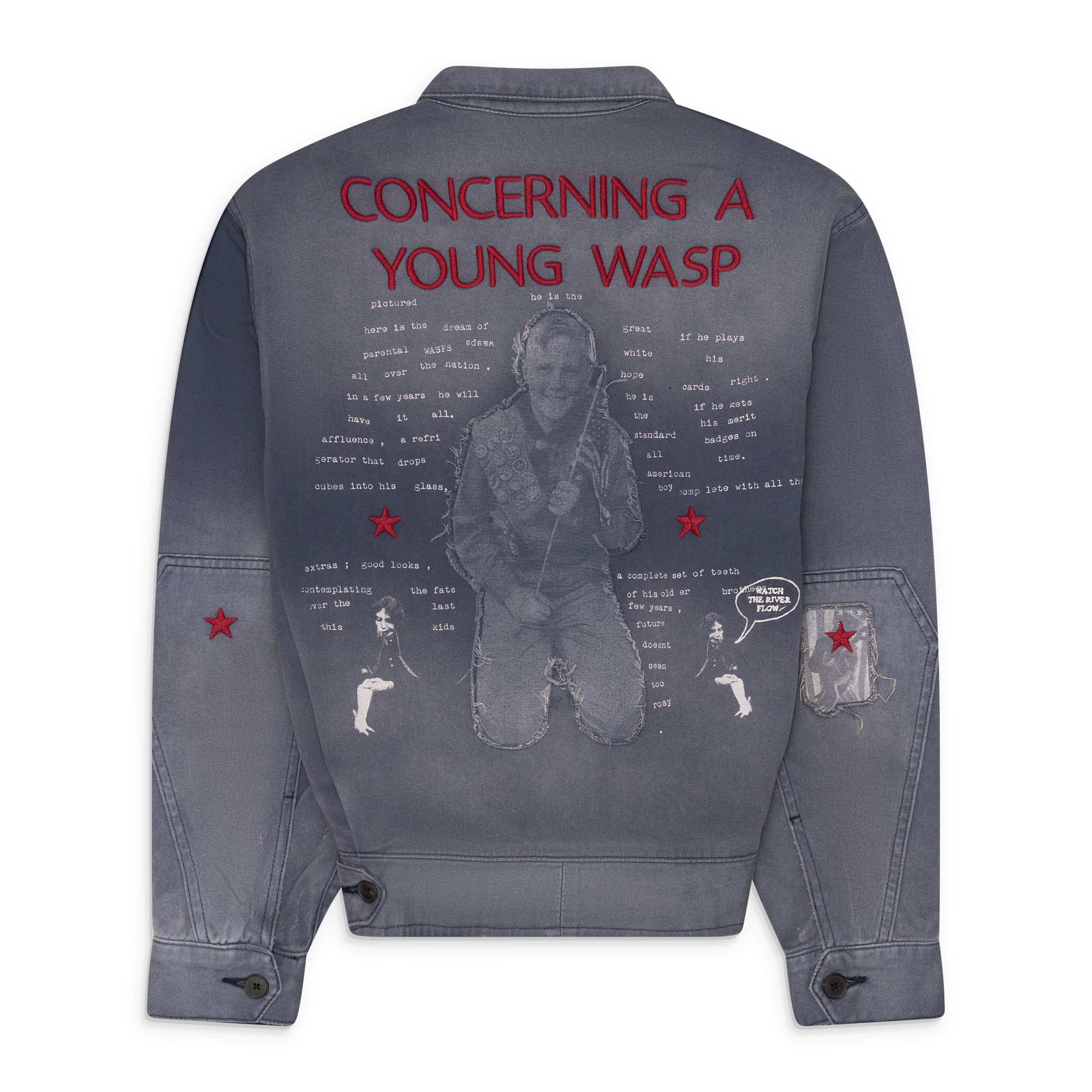 Enfants Riches Deprimes Young Wasp Jacket Blue