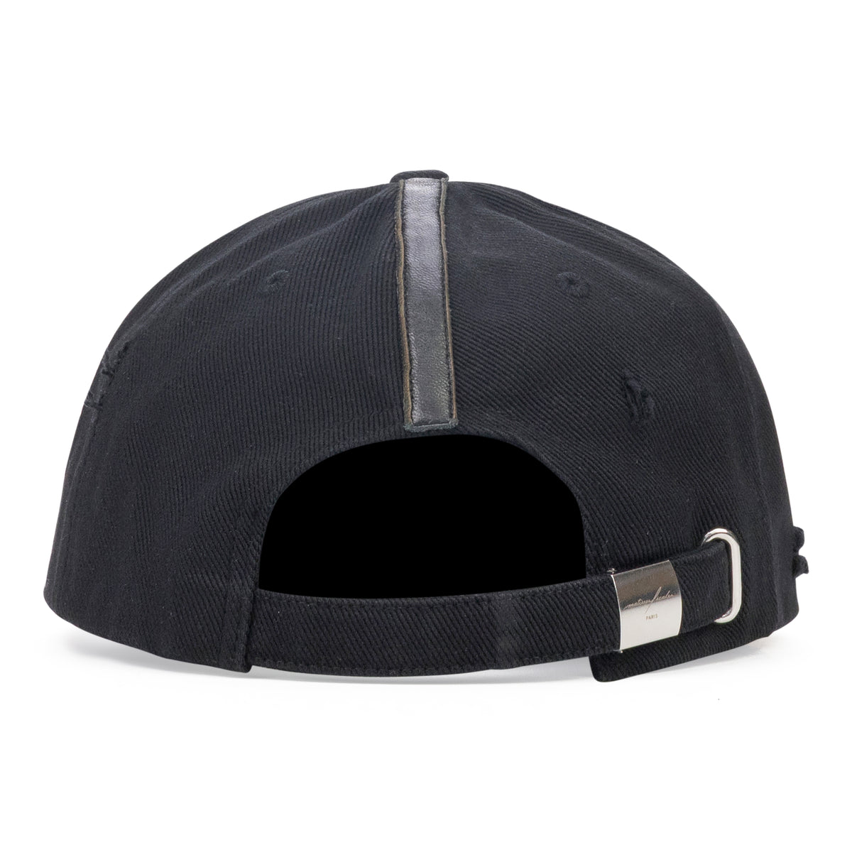 Matieres Fecales Unisex Symbol Leather Cap Woven Black