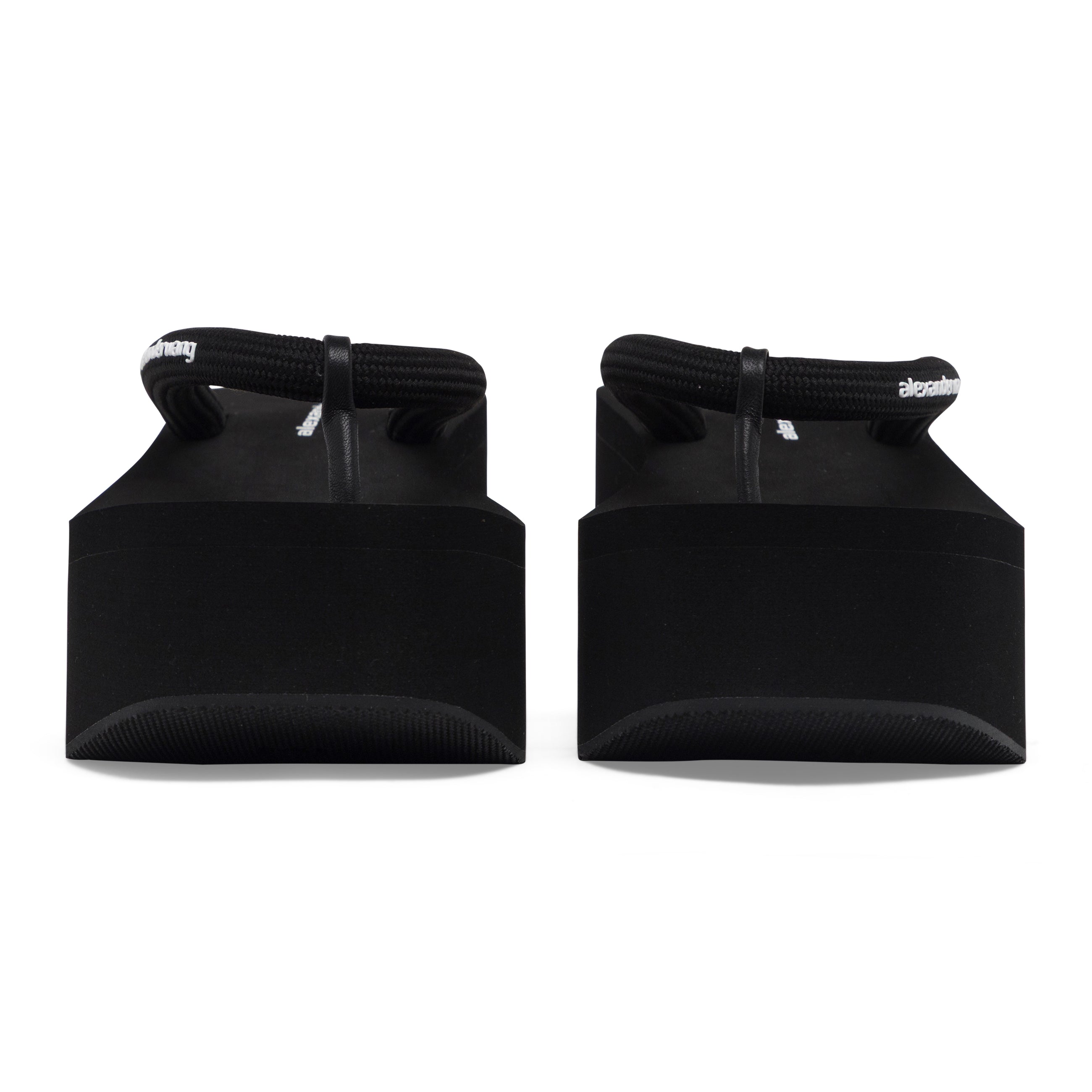 Alexander Wang Jenna Thong Platform Sandal Black
