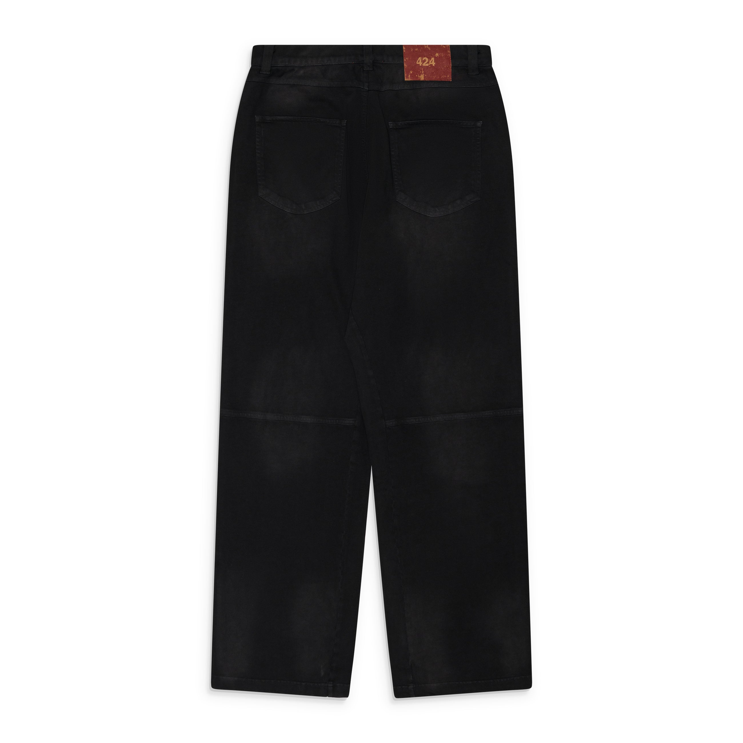 424 Academy Leather Sweat Black Black