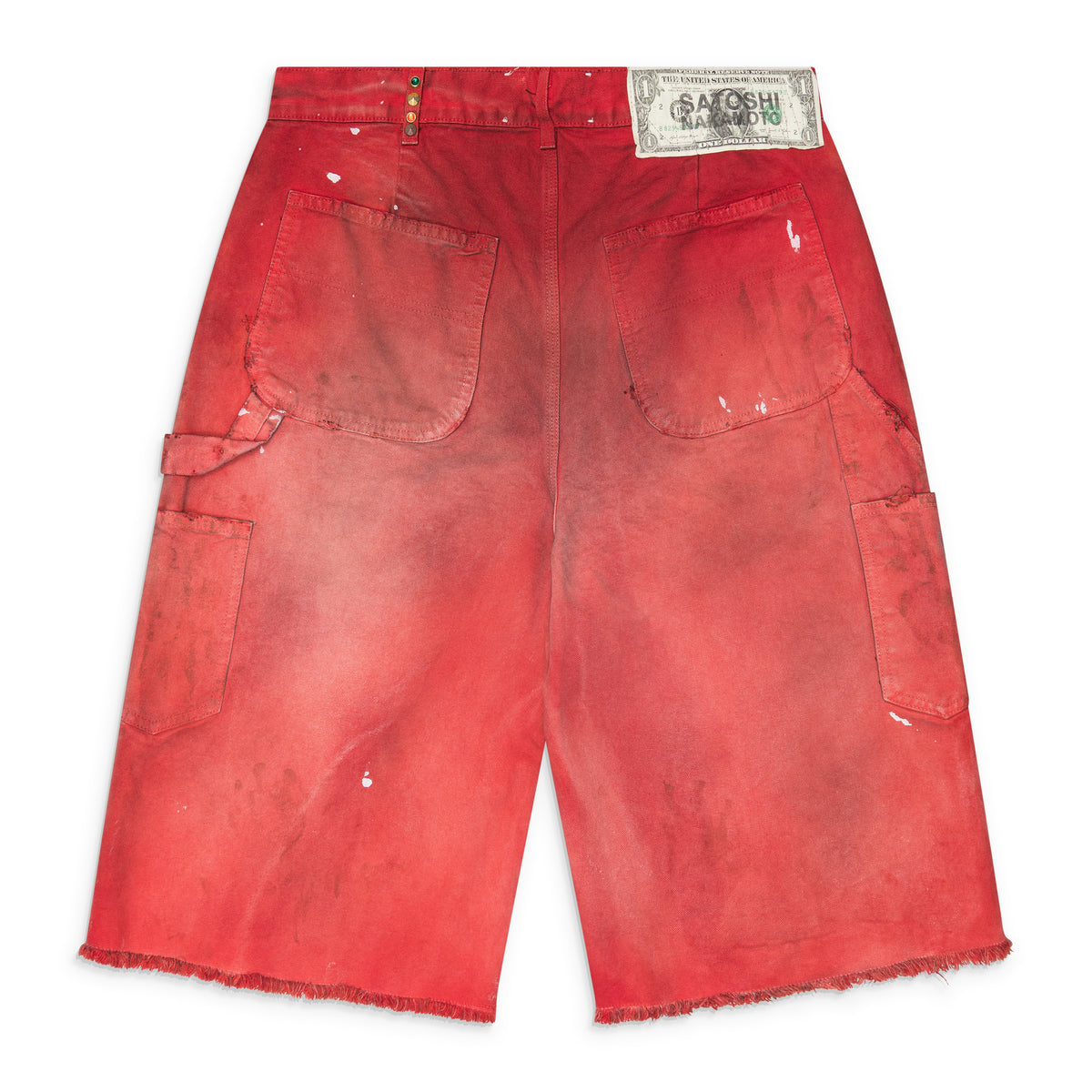 Satoshi Nakamoto Danny'S Carpenter Short Red